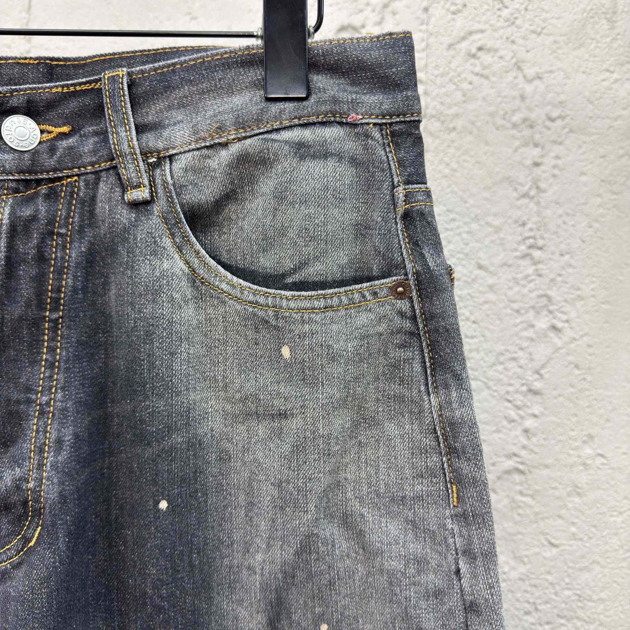 Acne Studios Denim Shorts - Loose Fit  - DopestKickz