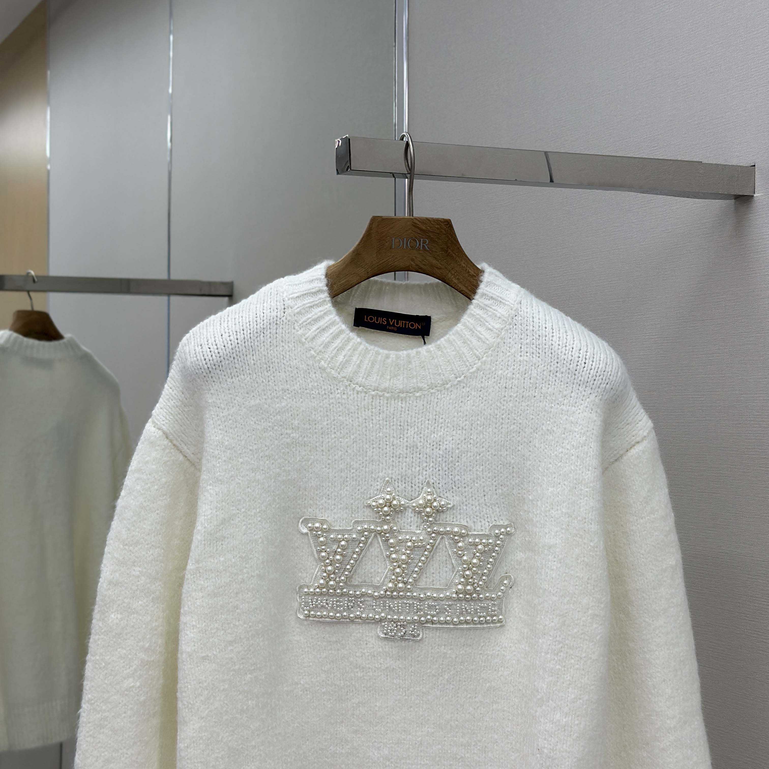 Louis Vuitton Embellished Silk Pullover - DopestKickz