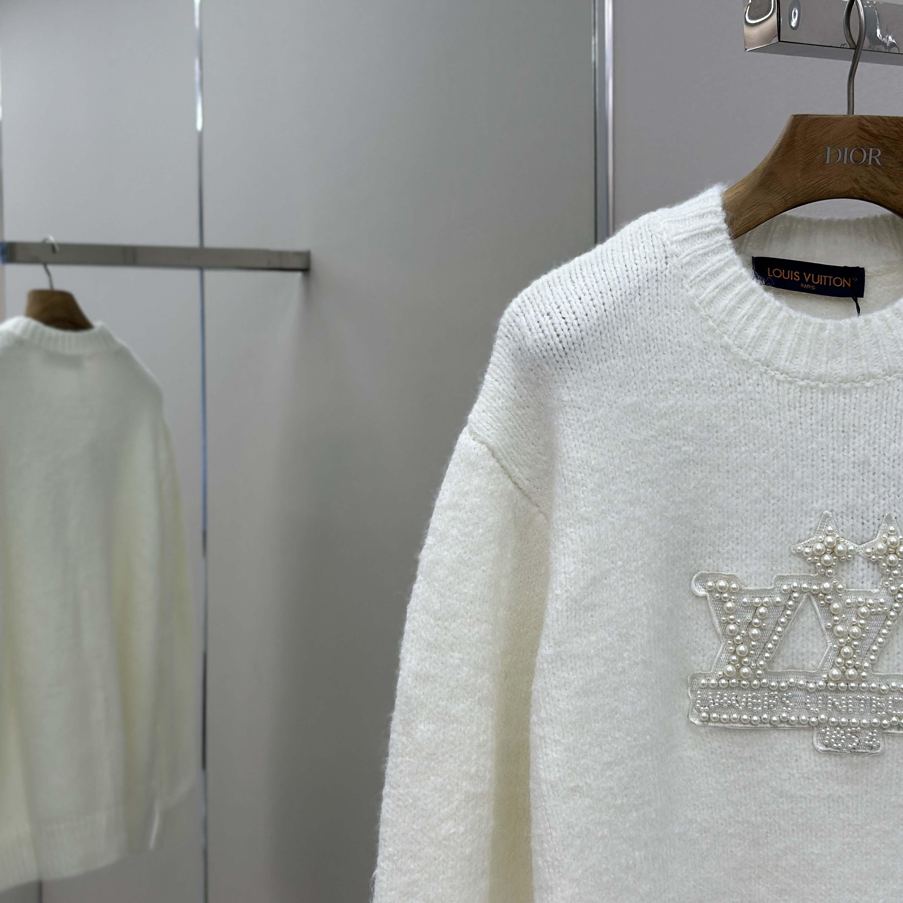 Louis Vuitton Embellished Silk Pullover - DopestKickz