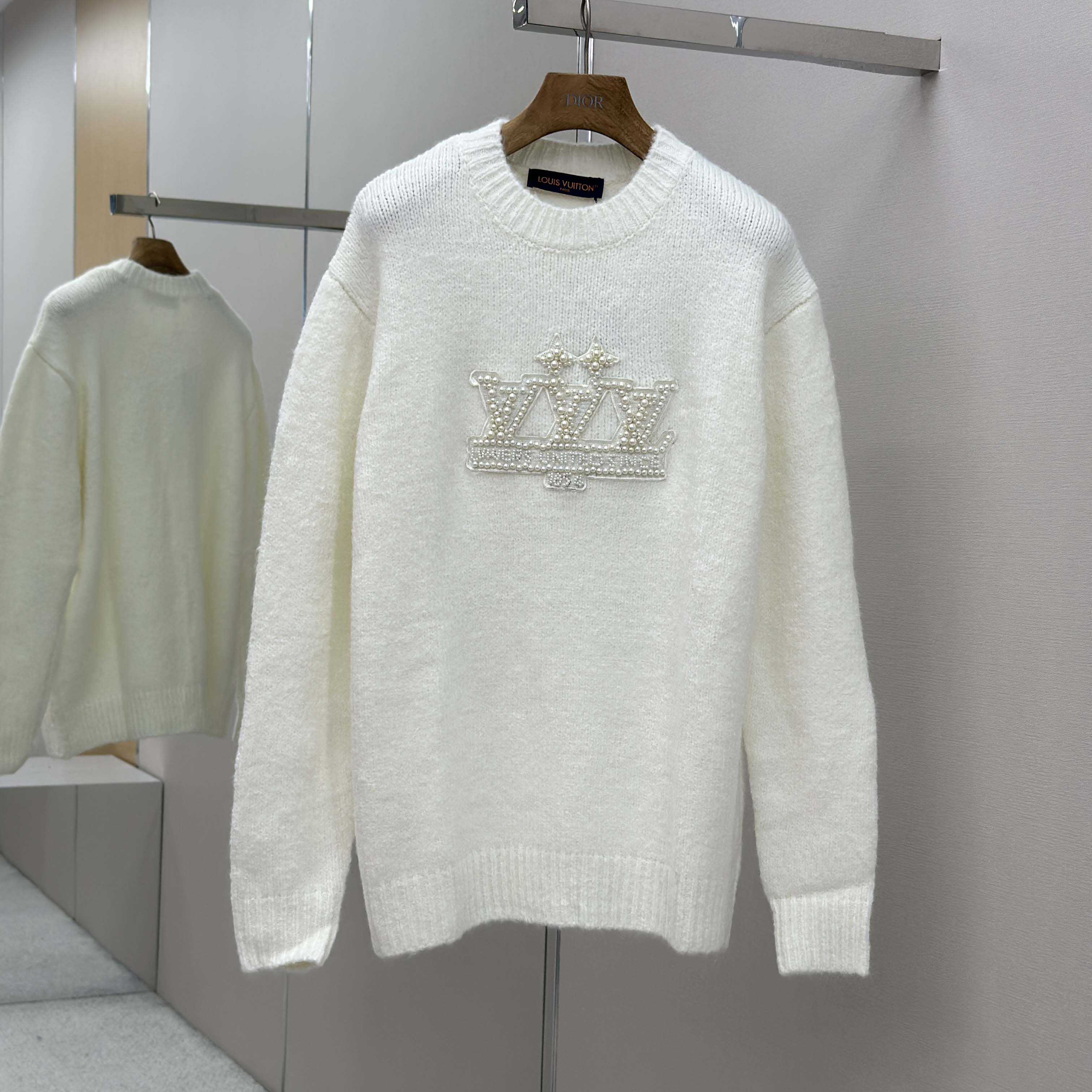 Louis Vuitton Embellished Silk Pullover - DopestKickz