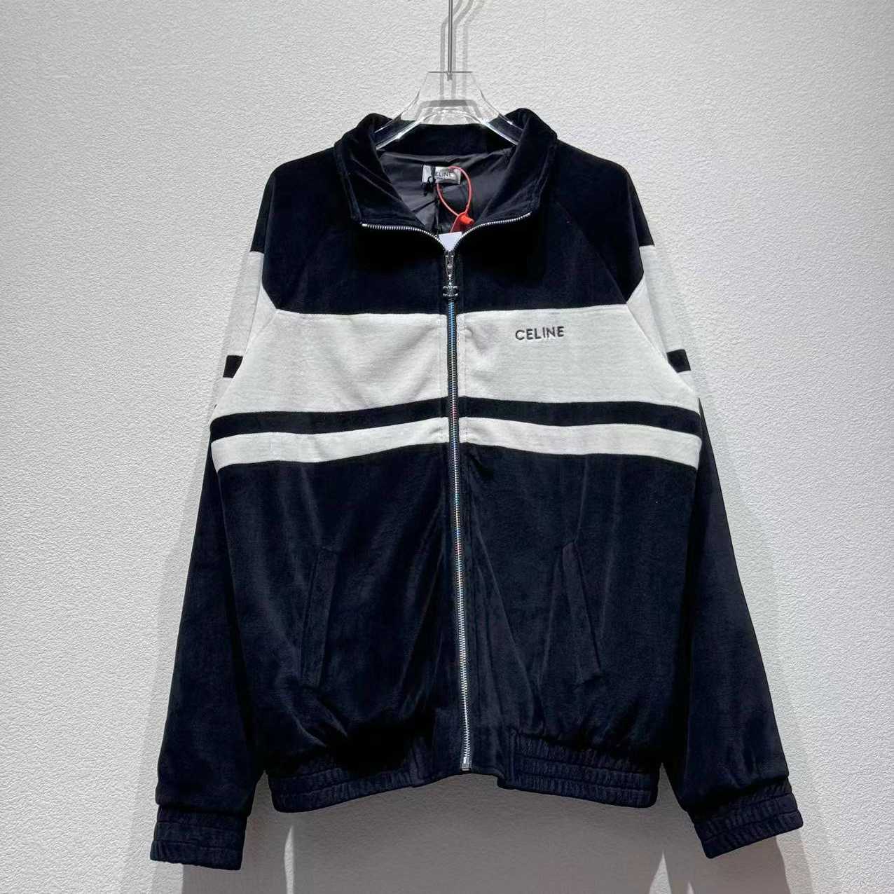 Celine Tracksuit Jacket In Velvet Jersey - DopestKickz