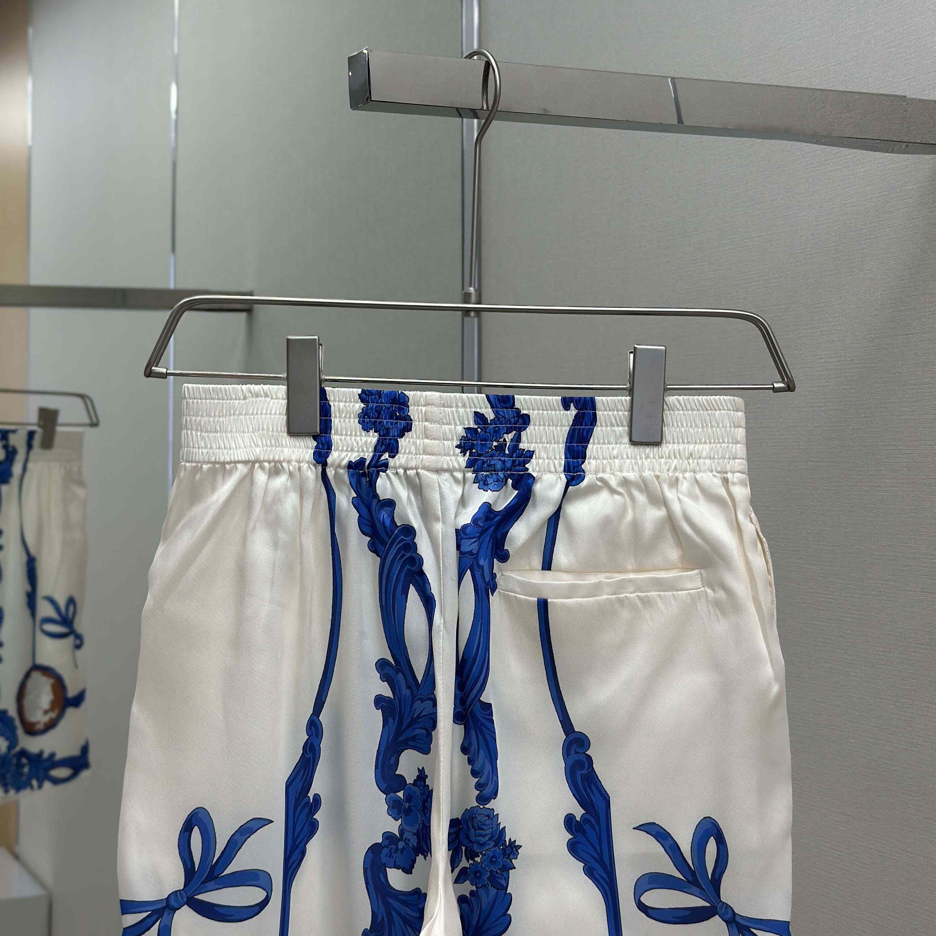 Versace Cameo Silk Shirt & Silk Shorts - DopestKickz