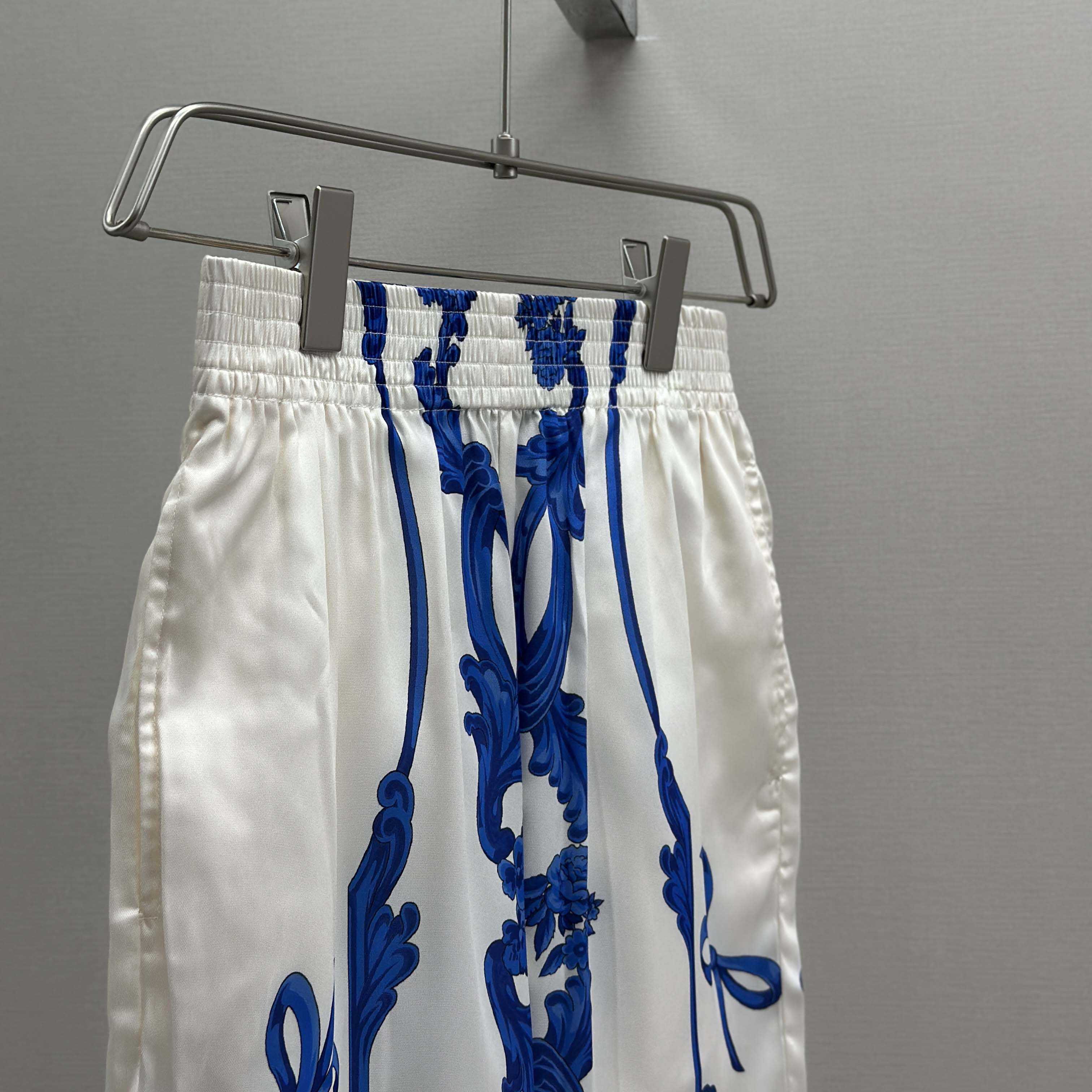 Versace Cameo Silk Shirt & Silk Shorts - DopestKickz