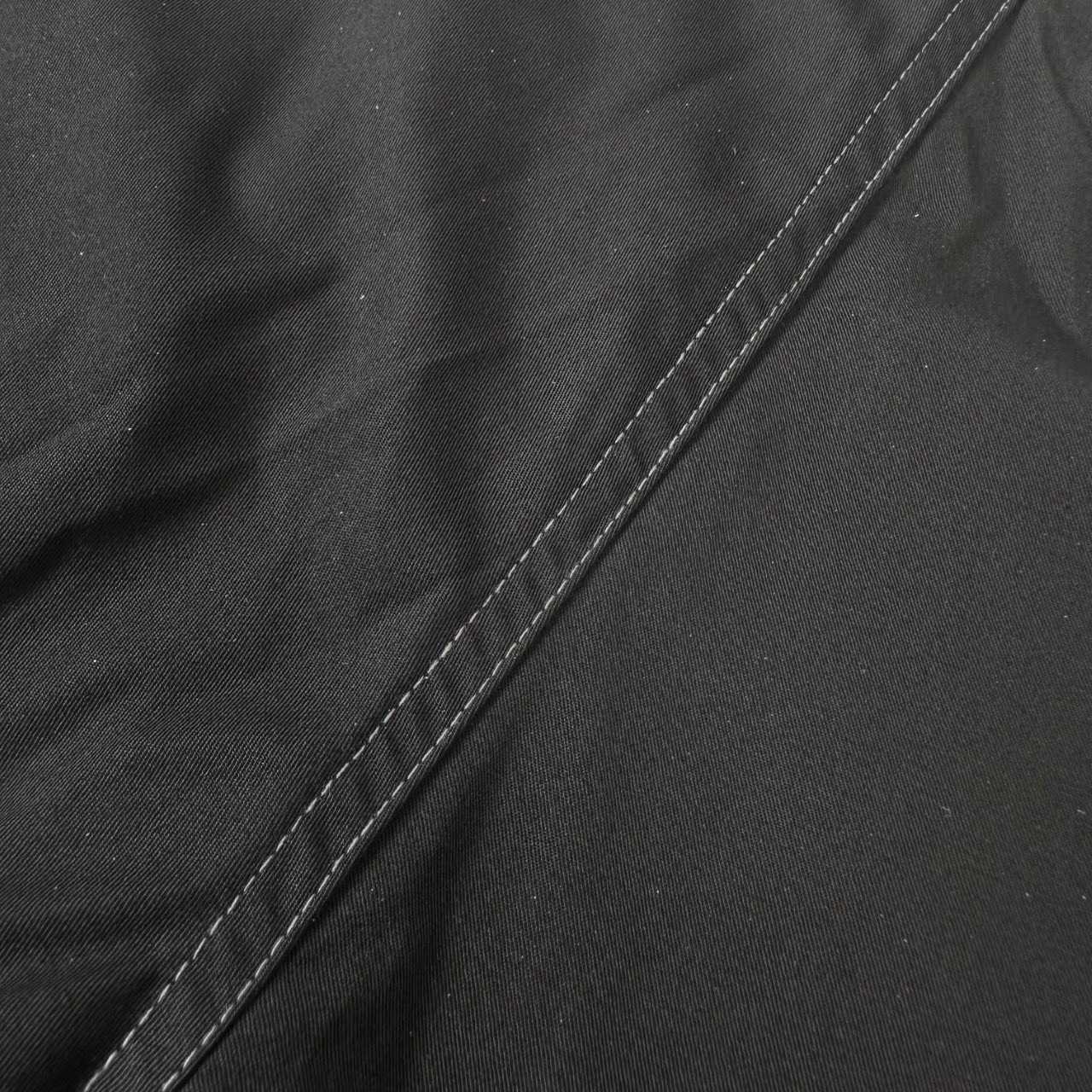 Balenciaga Utility Work Pants In Black Mixed Cotton Twill - DopestKickz