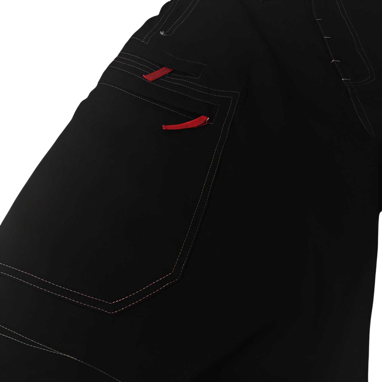 Balenciaga Utility Work Pants In Black Mixed Cotton Twill - DopestKickz