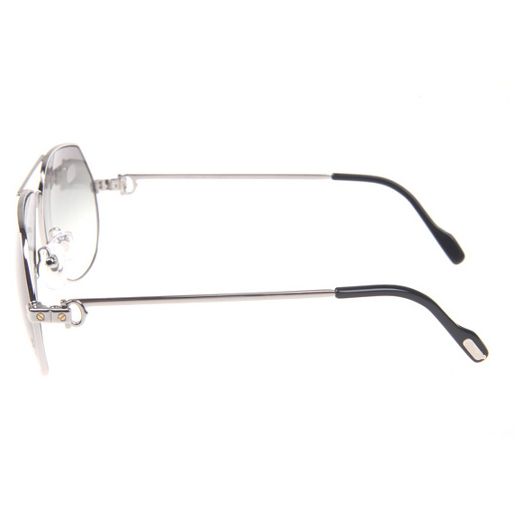 Cartier CT 1324912 Sunglasses In Silver Grey - DopestKickz