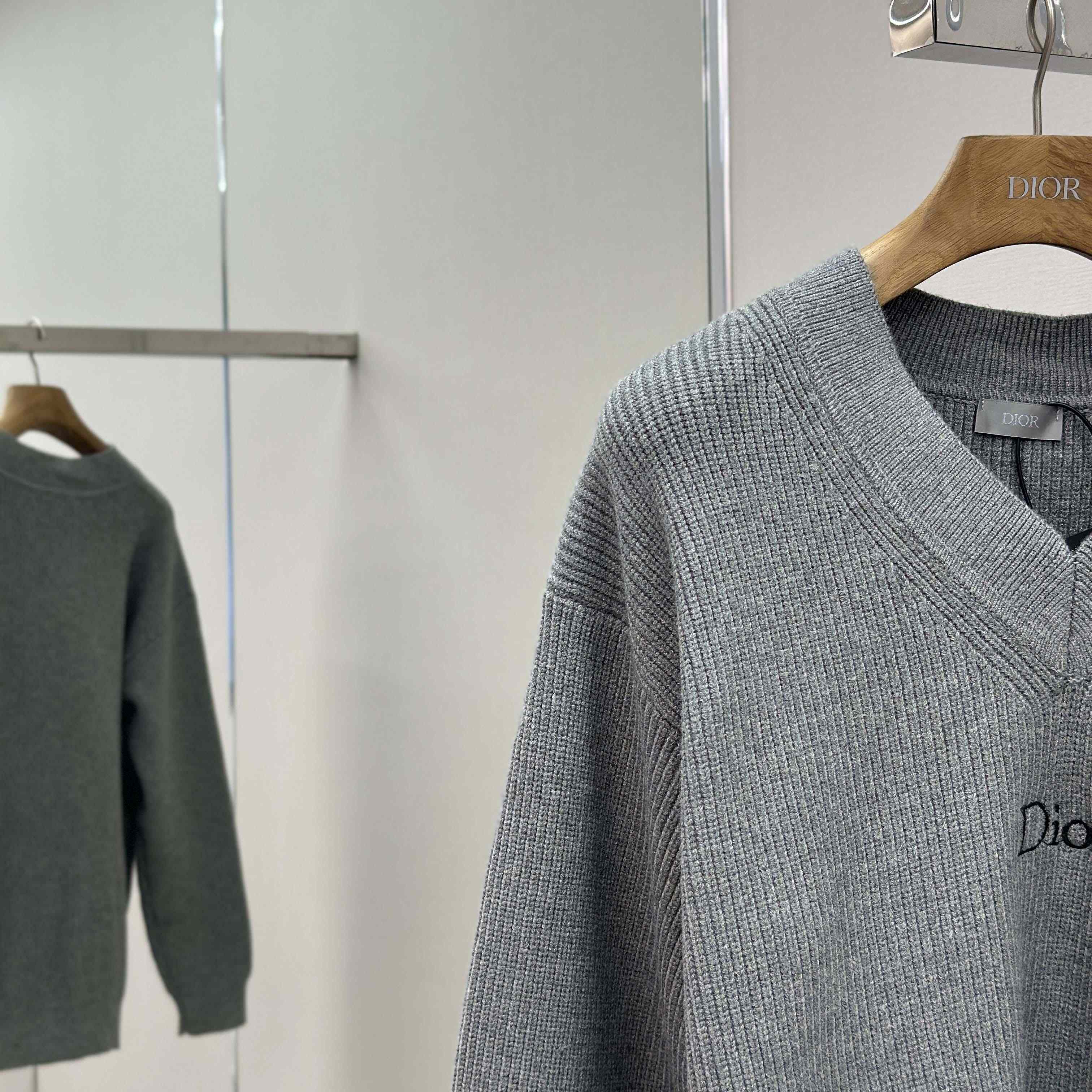 Dior V-Neck Sweater - DopestKickz