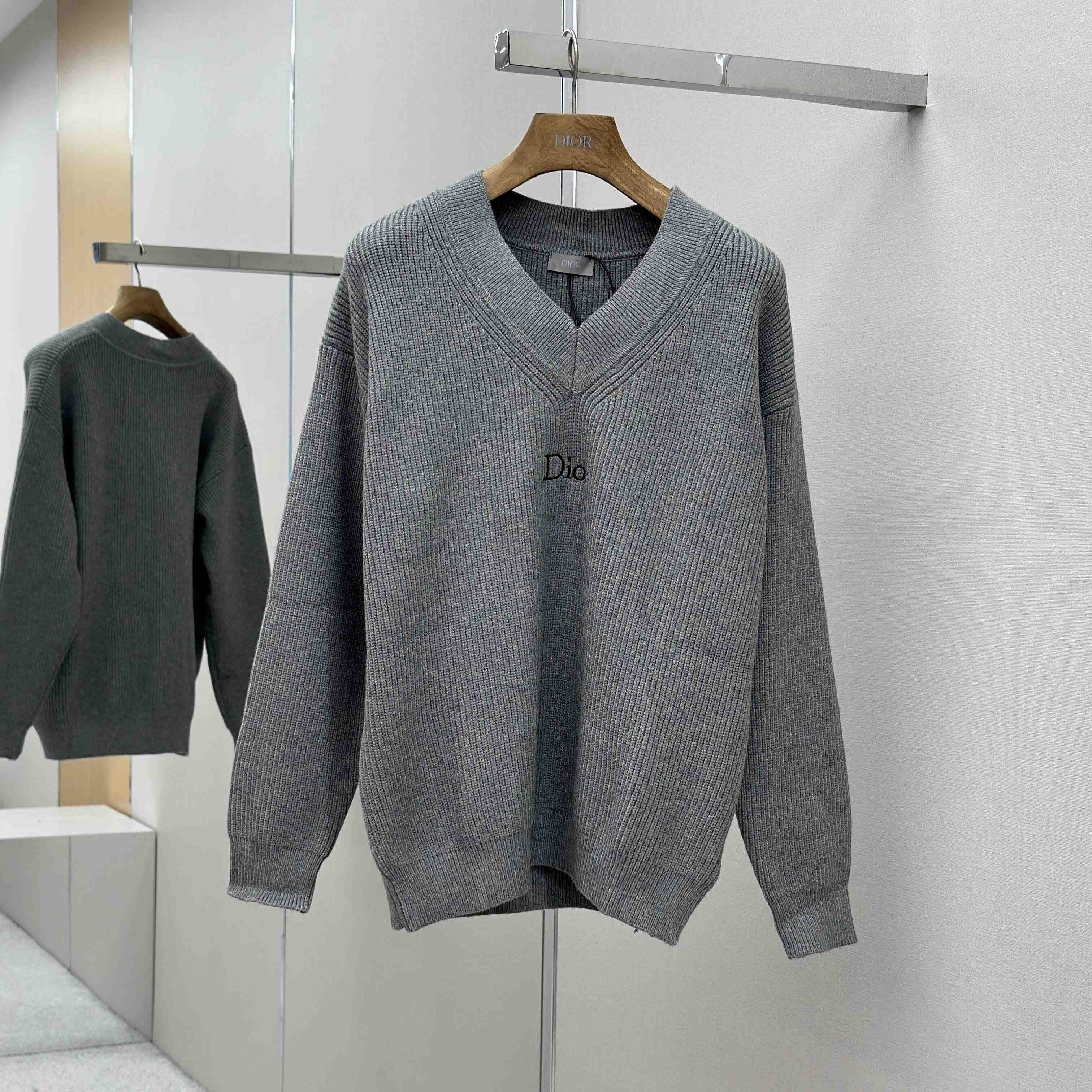 Dior V-Neck Sweater - DopestKickz