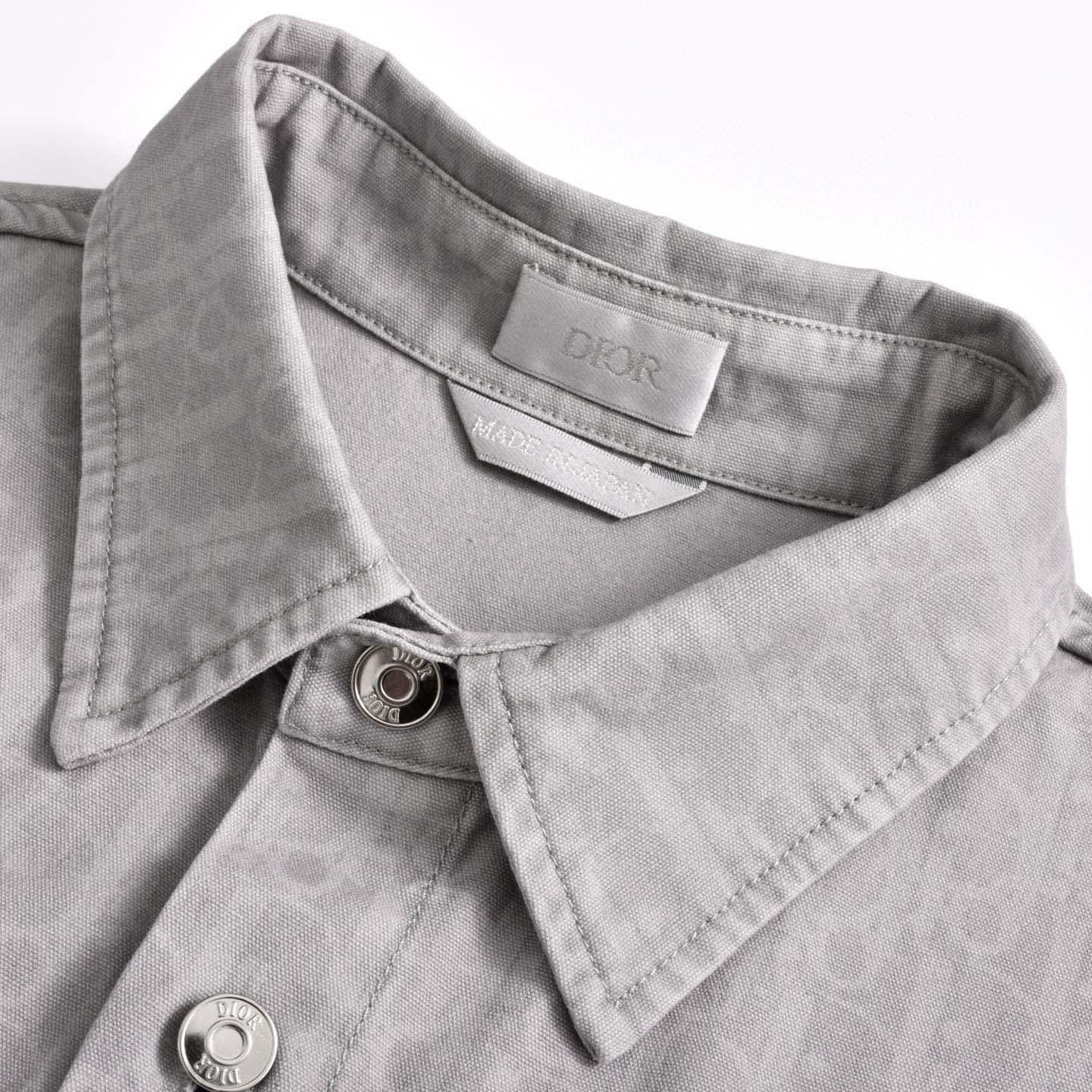 Dior Oblique Short-Sleeved Overshirt  - DopestKickz