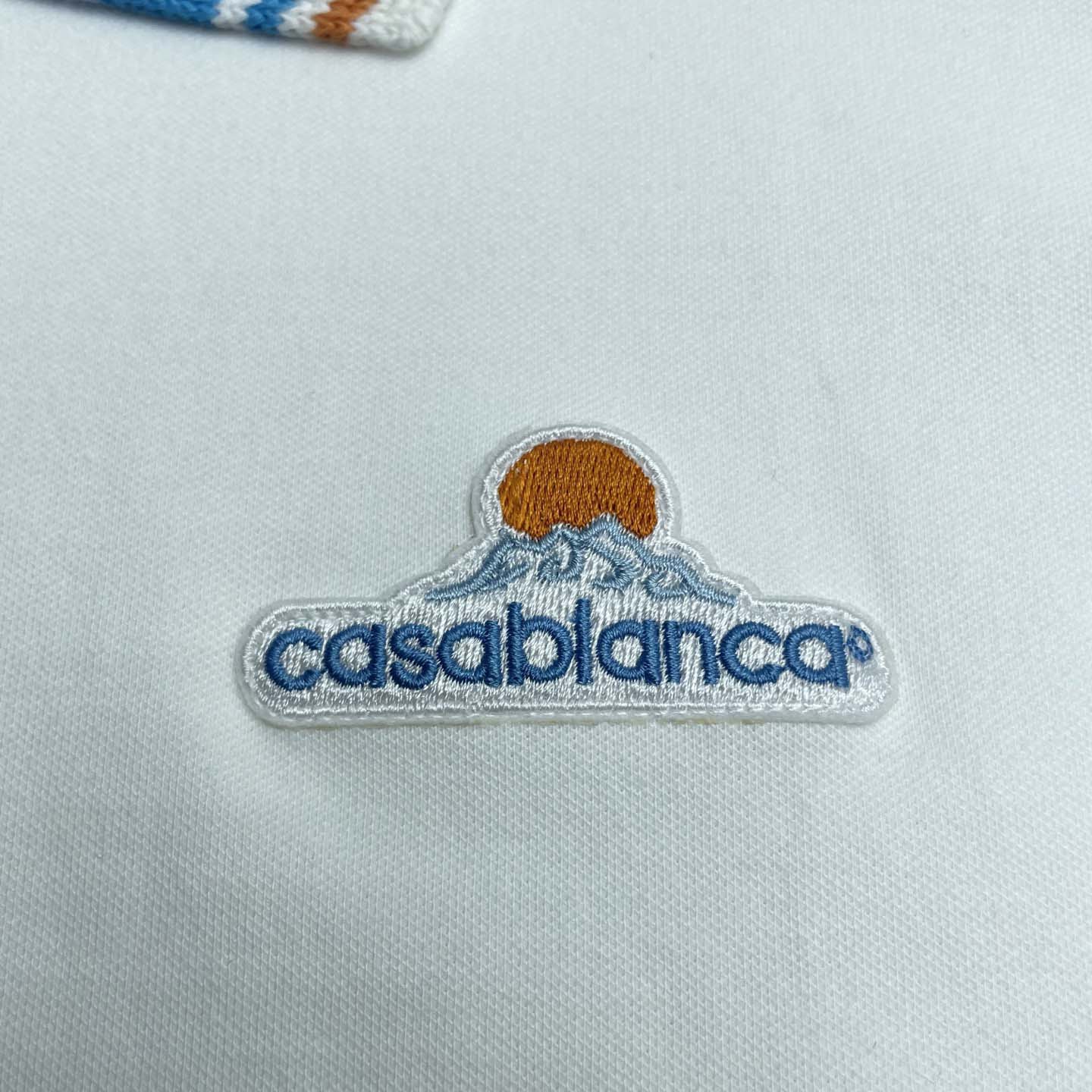 Casablanca Organic-cotton Polo Shirt   c1050 - DopestKickz