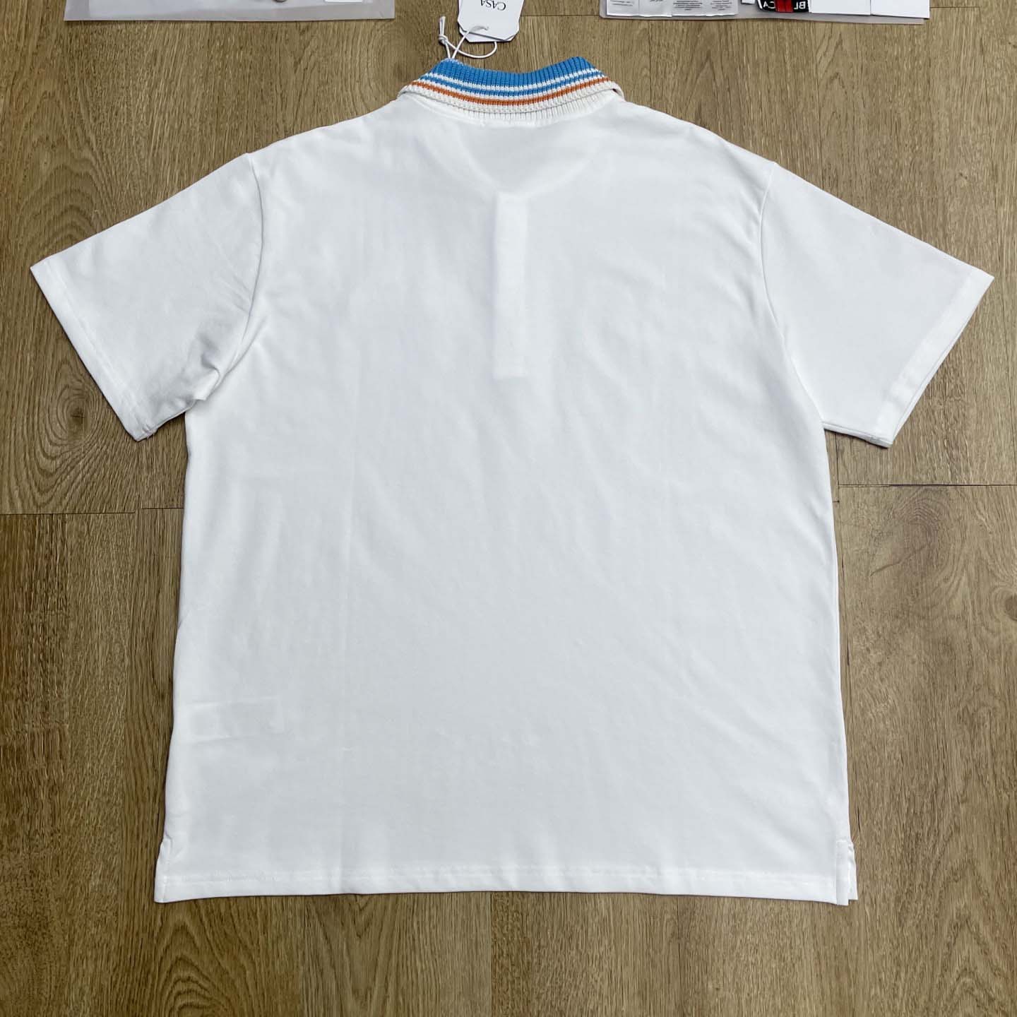 Casablanca Organic-cotton Polo Shirt   c1050 - DopestKickz