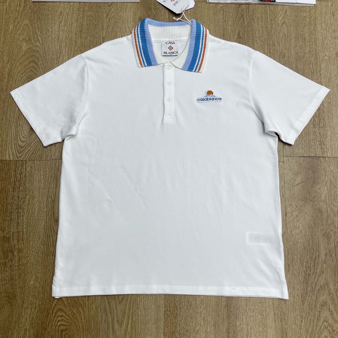 Casablanca Organic-cotton Polo Shirt   c1050 - DopestKickz
