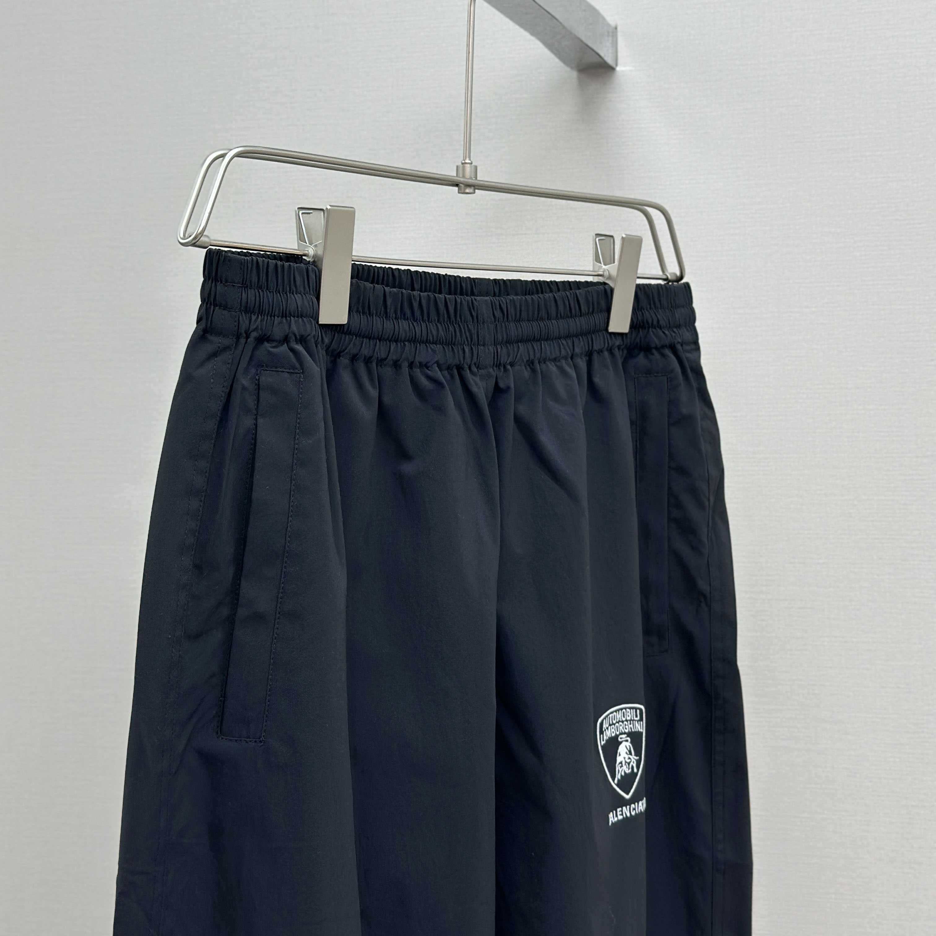 Balenciaga I Automobili Lamborghini Tracksuit Pants In Black Technical Fabric - DopestKickz