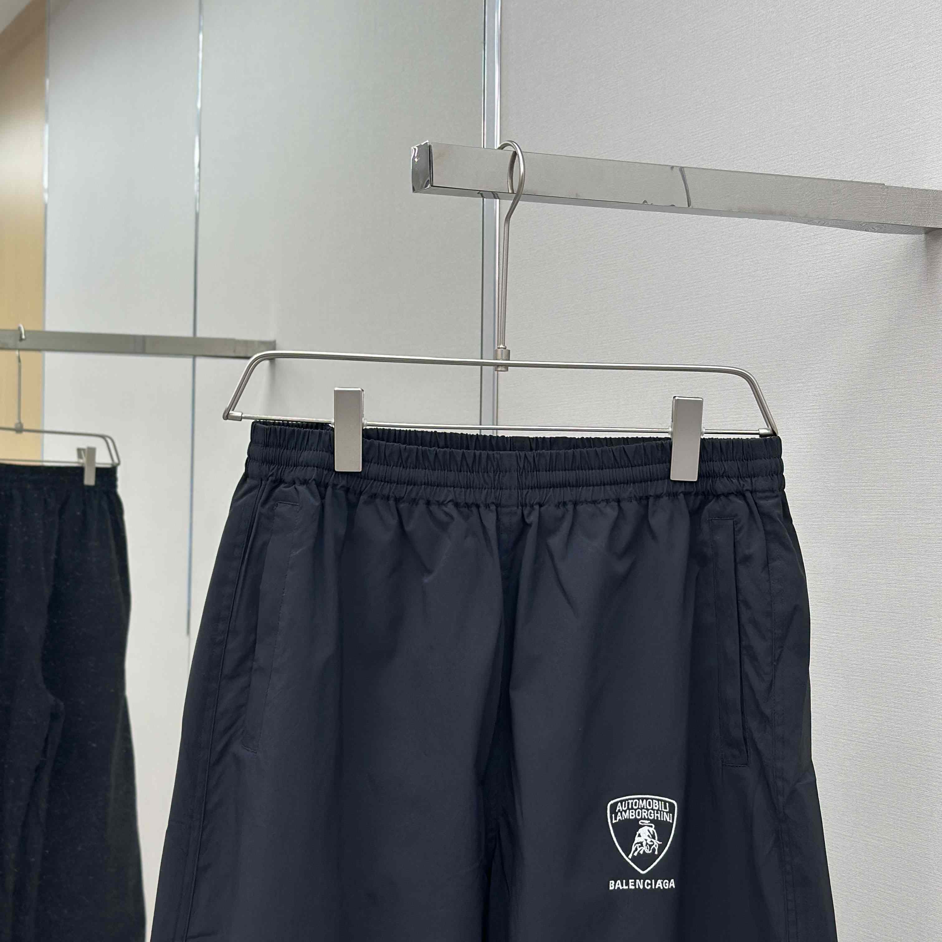 Balenciaga I Automobili Lamborghini Tracksuit Pants In Black Technical Fabric - DopestKickz