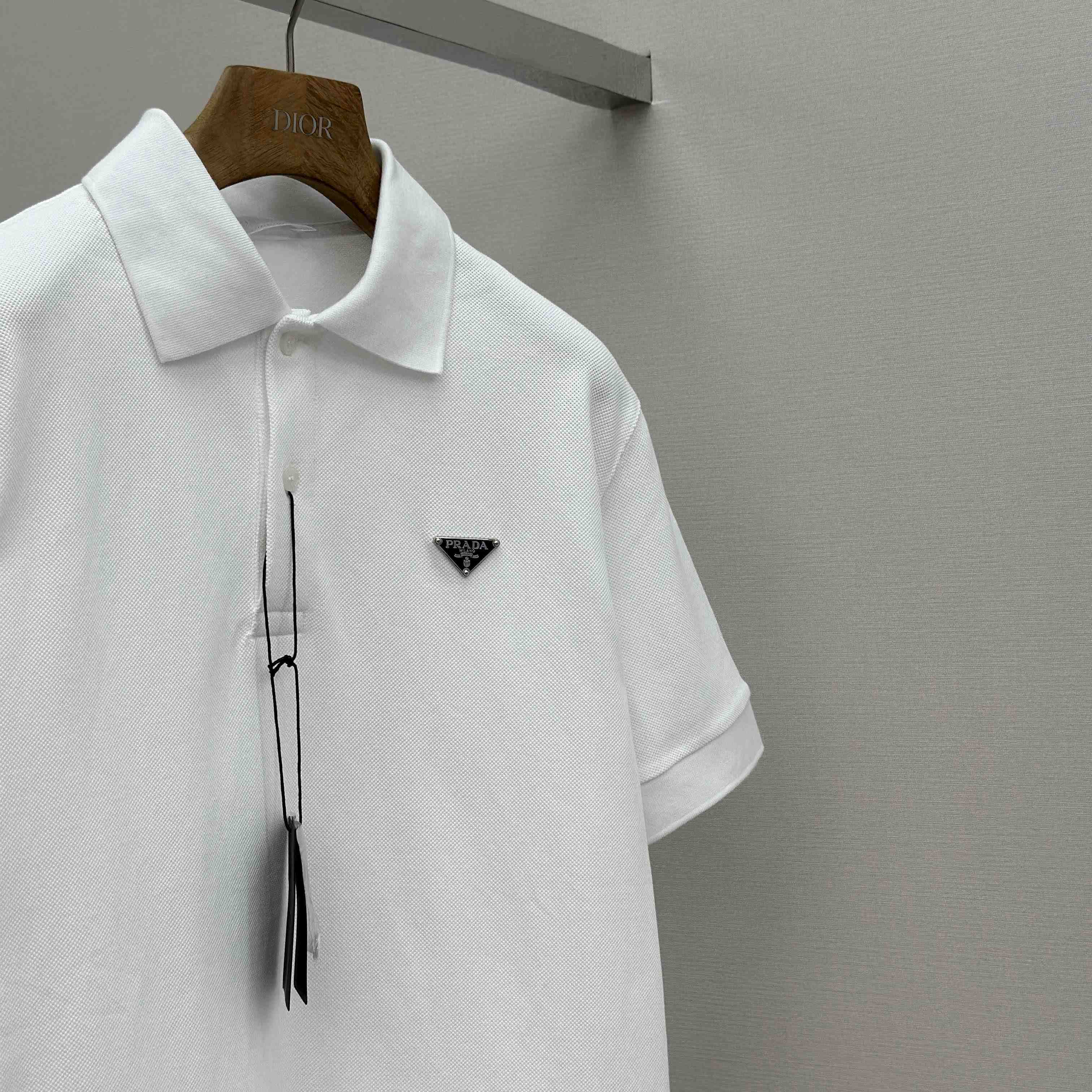 Prada Piqué Polo Shirt - DopestKickz