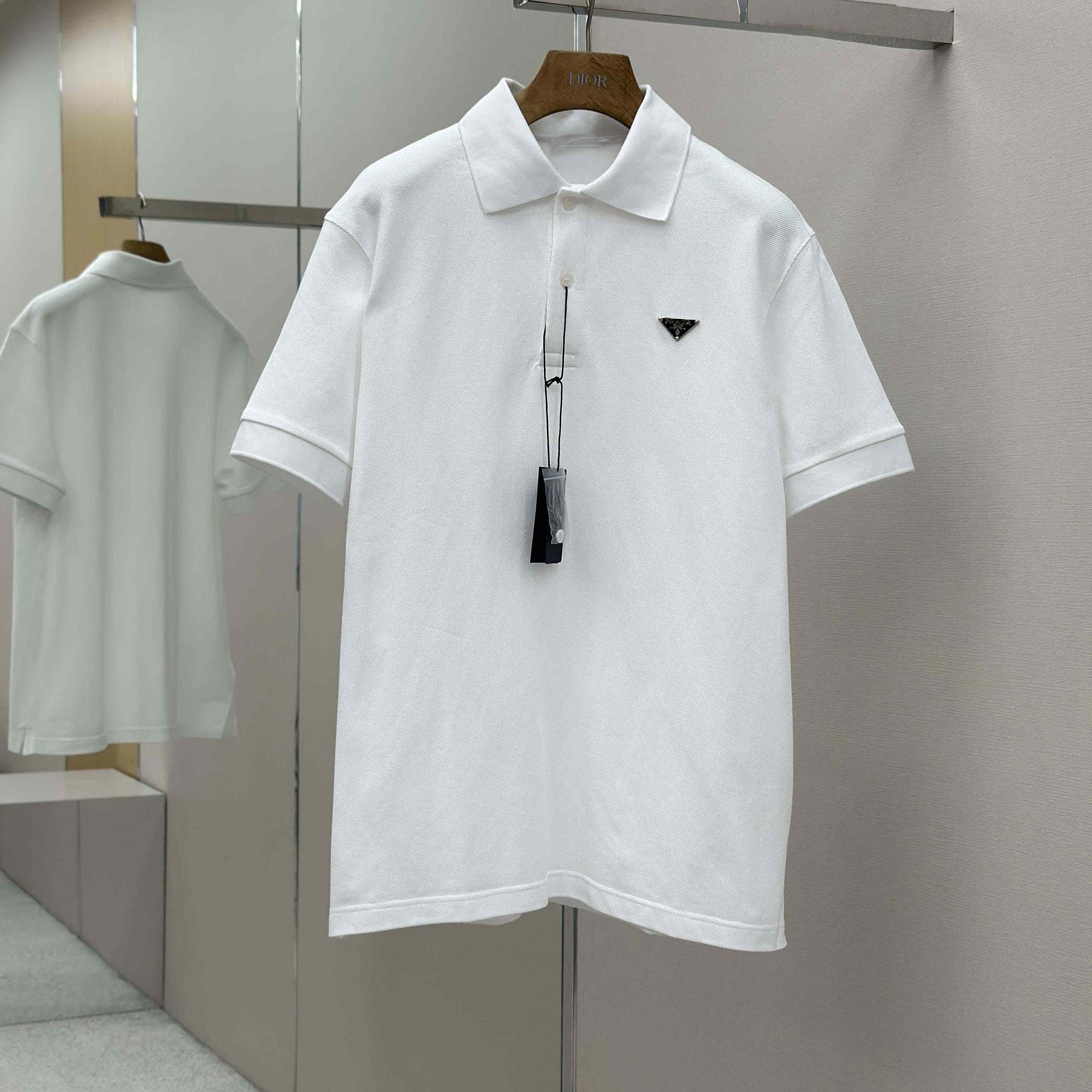 Prada Piqué Polo Shirt - DopestKickz