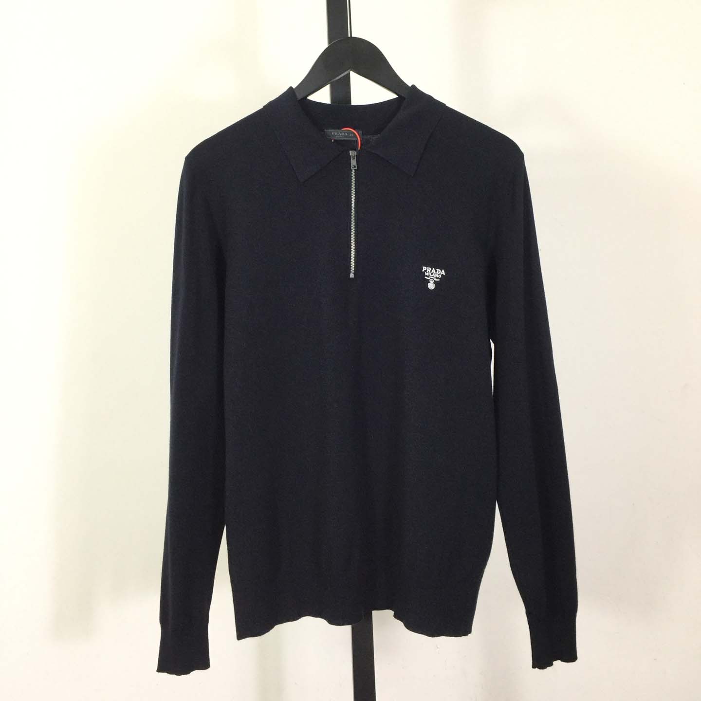Prada Superfine Wool Polo Shirt - DopestKickz