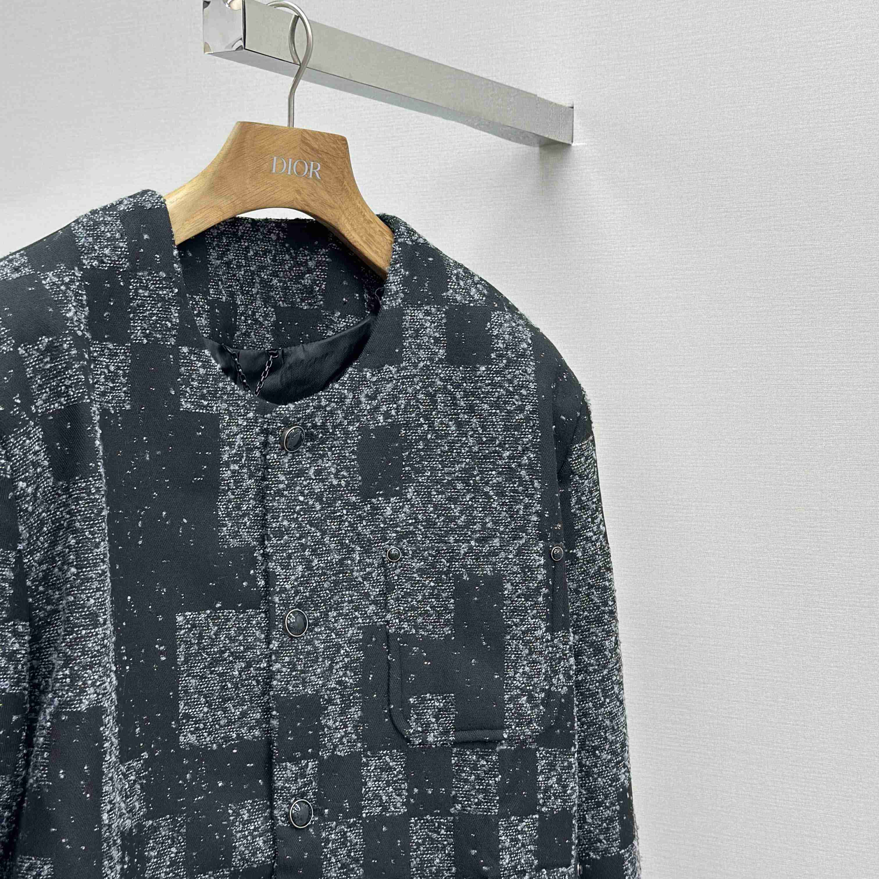 Louis Vuitton Denim Bouclette Collarless Jacket   1AHBR4 - DopestKickz