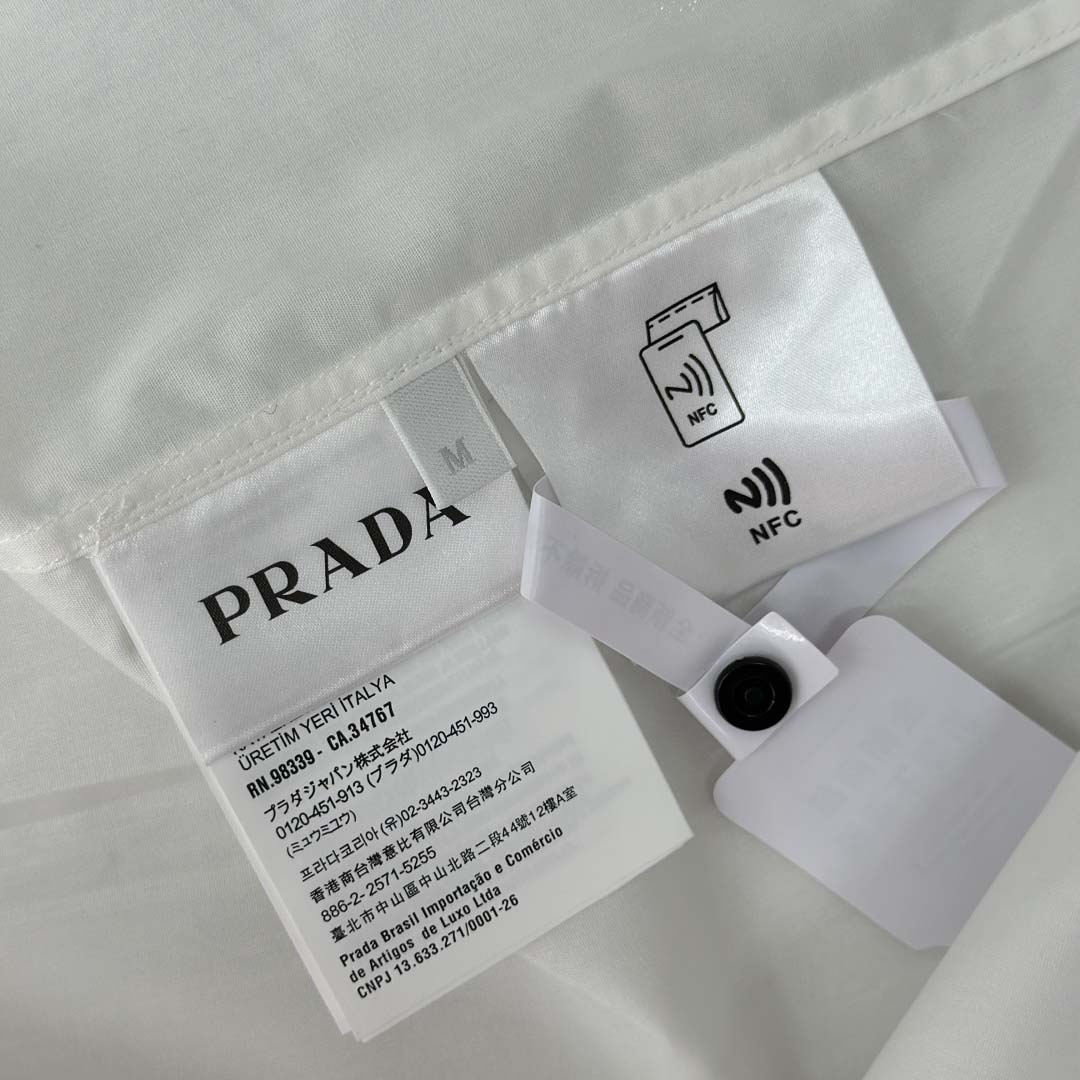 Prada Panelled Bowling-style Shirt - DopestKickz