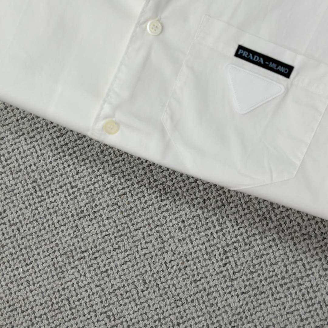 Prada Panelled Bowling-style Shirt - DopestKickz