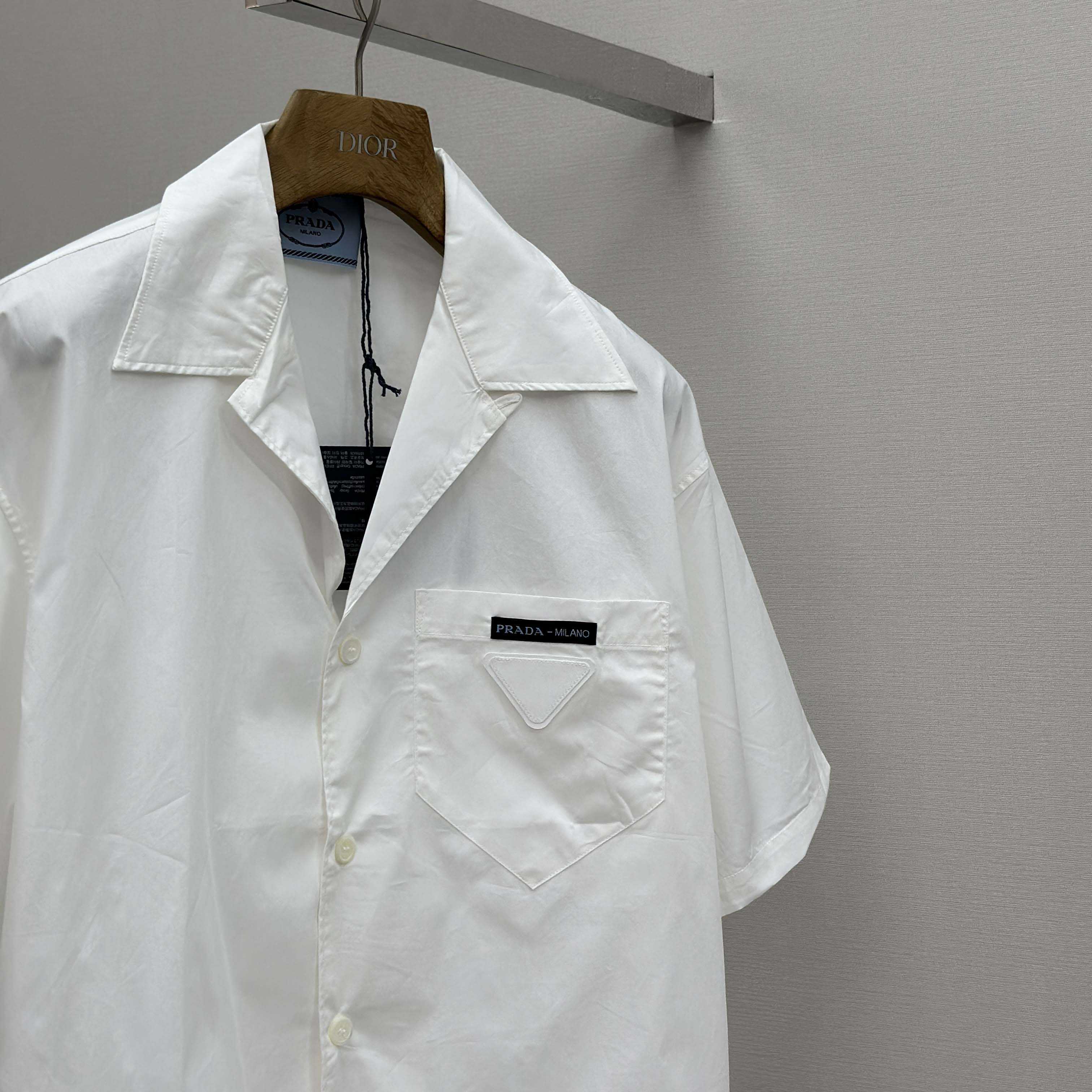 Prada Panelled Bowling-style Shirt - DopestKickz