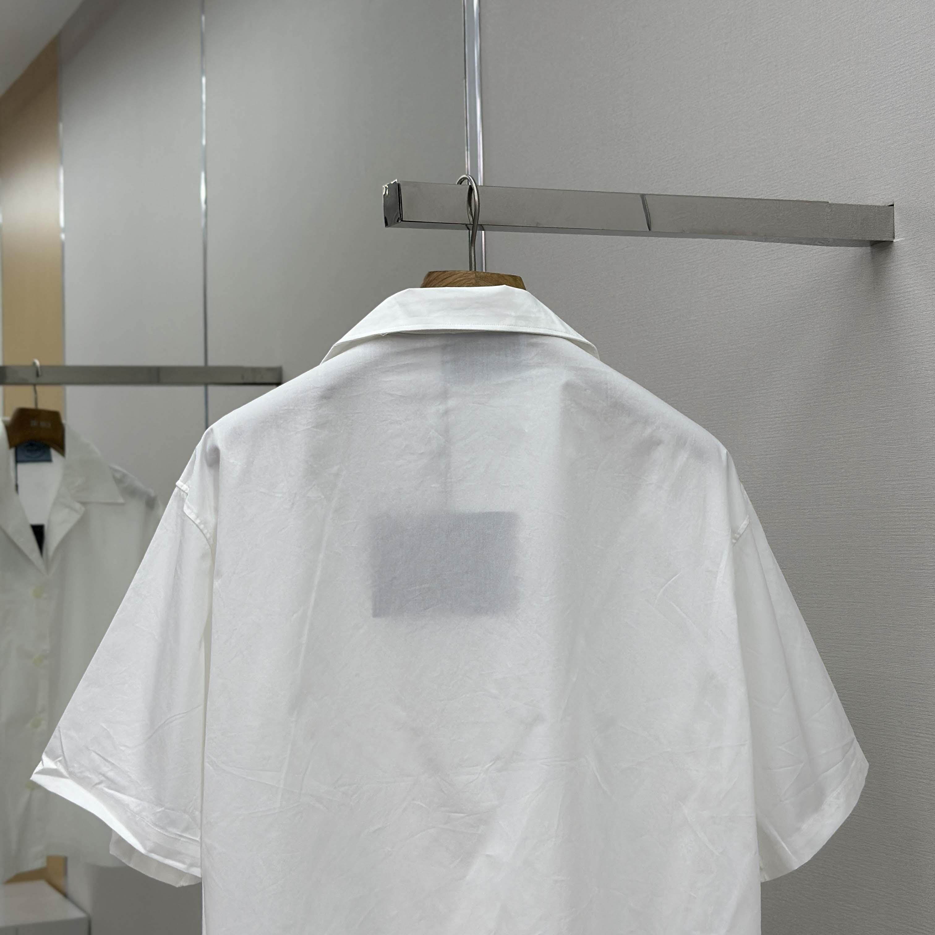 Prada Panelled Bowling-style Shirt - DopestKickz