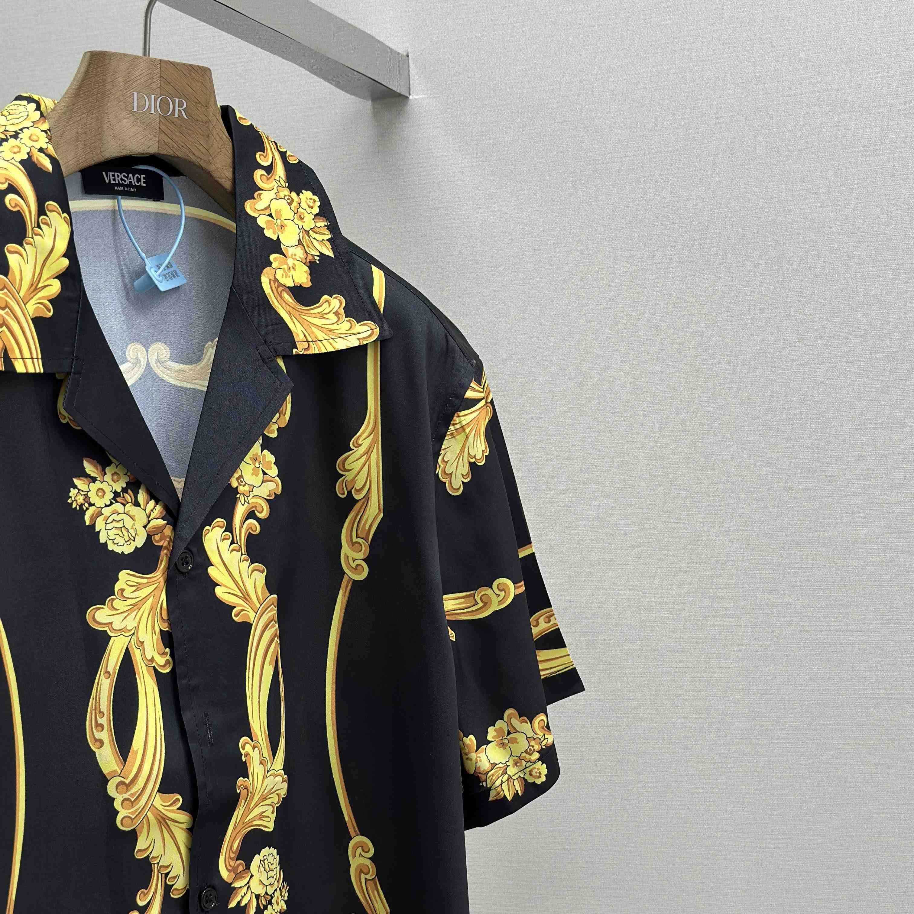 Versace Cameo Silk Shirt & Swim Boardshorts - DopestKickz