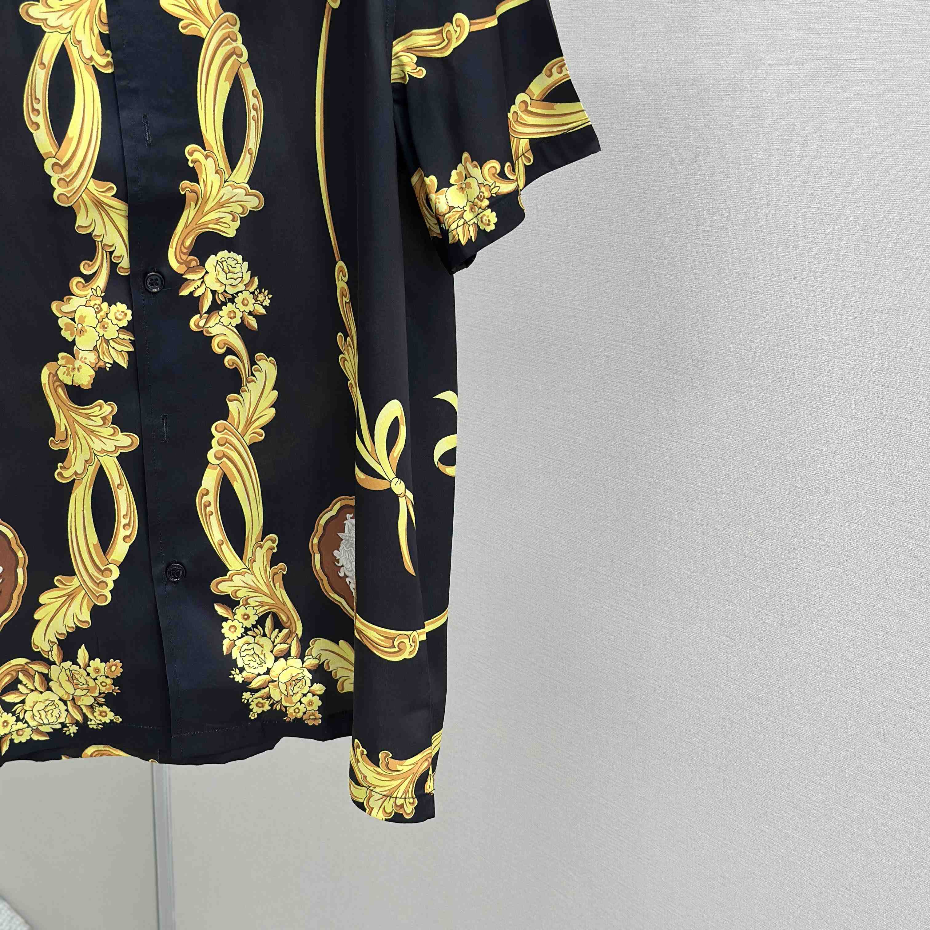 Versace Cameo Silk Shirt & Swim Boardshorts - DopestKickz