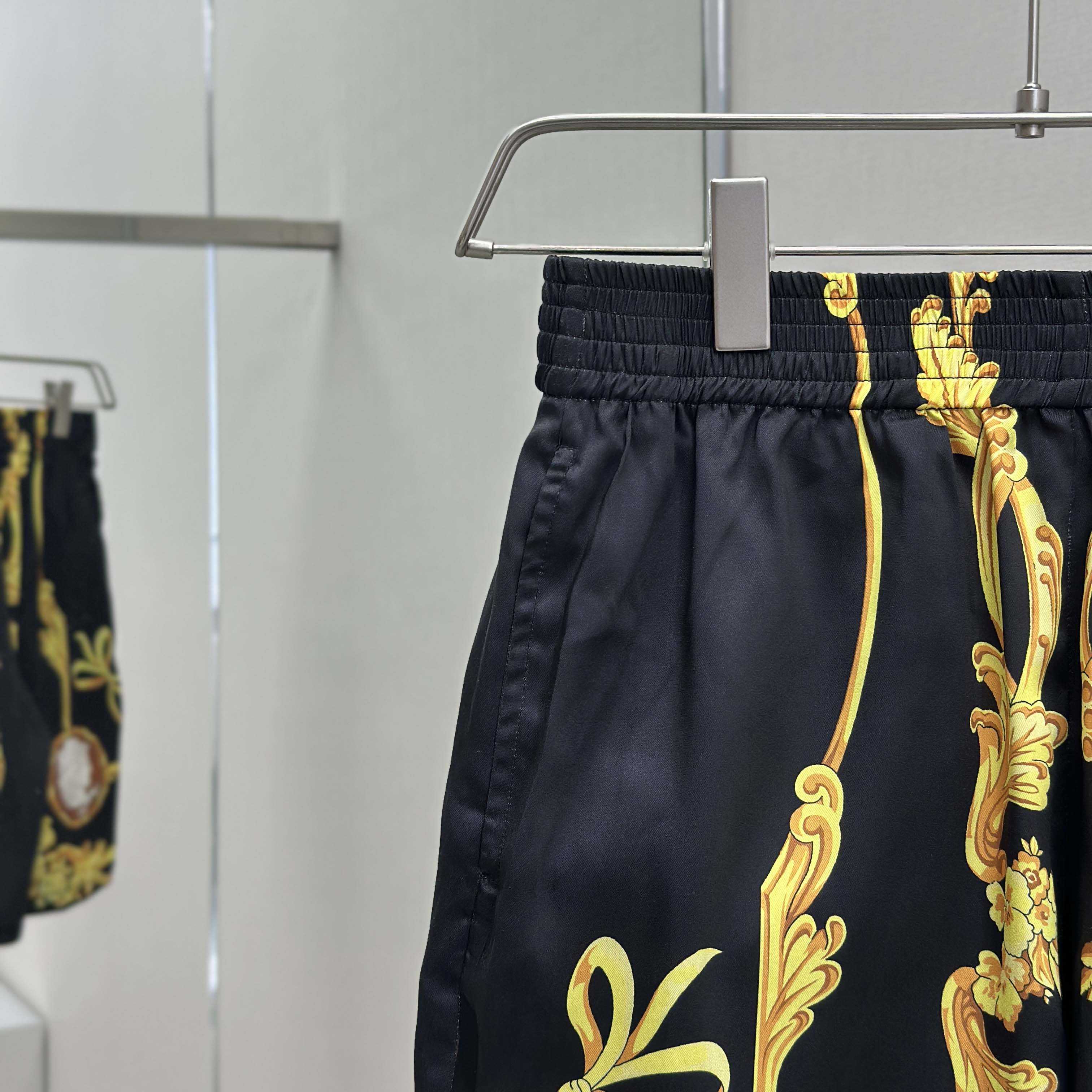 Versace Cameo Silk Shirt & Swim Boardshorts - DopestKickz