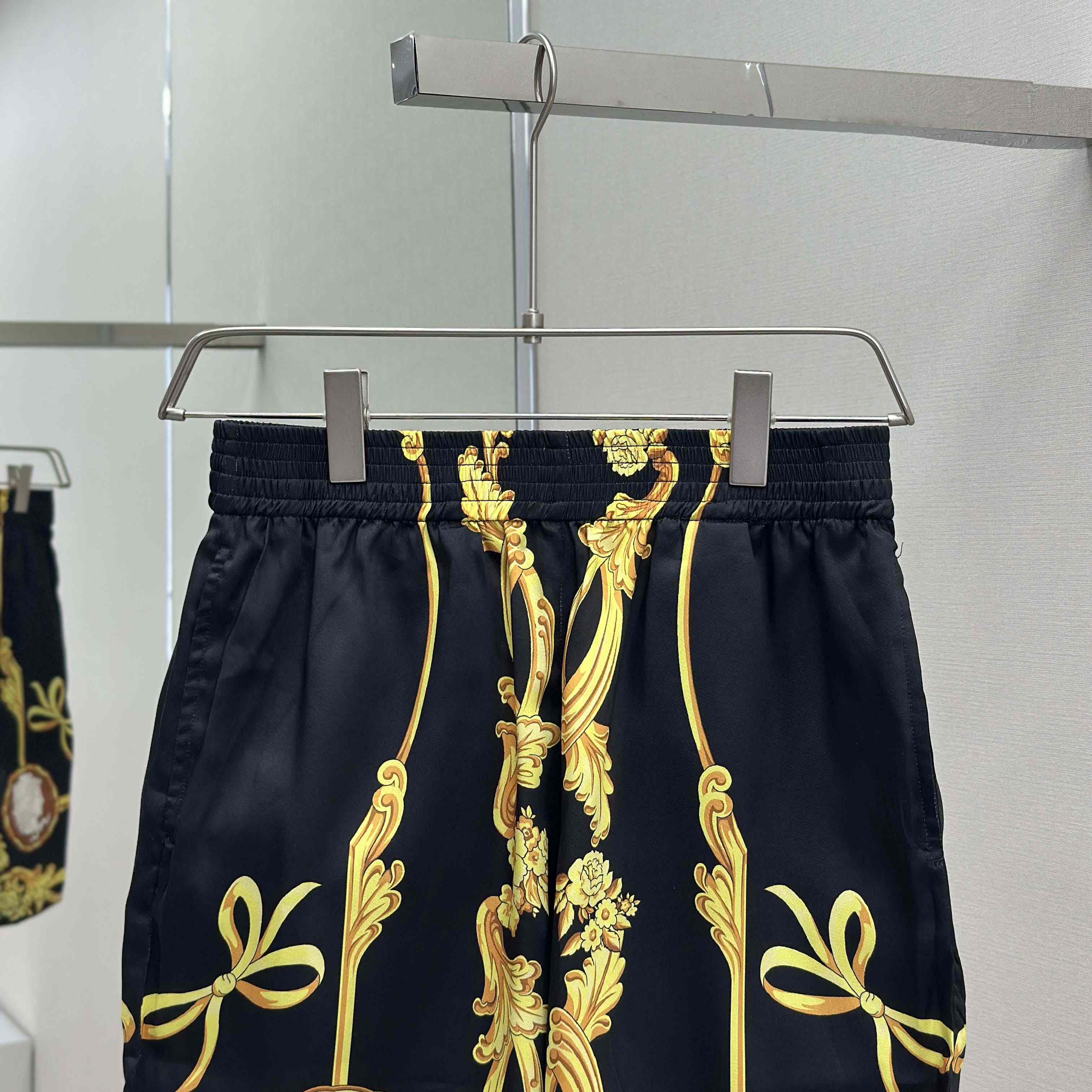 Versace Cameo Silk Shirt & Swim Boardshorts - DopestKickz