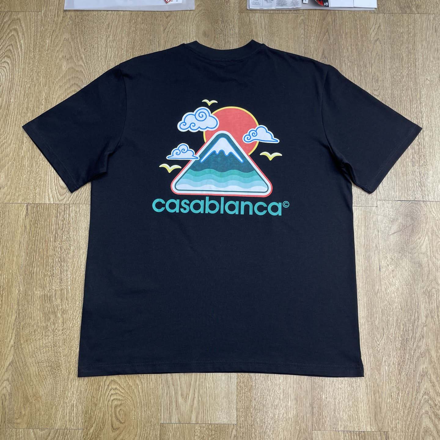 Casablanca Montagne Ondulee Short Sleeve T-shirt   C1037 - DopestKickz