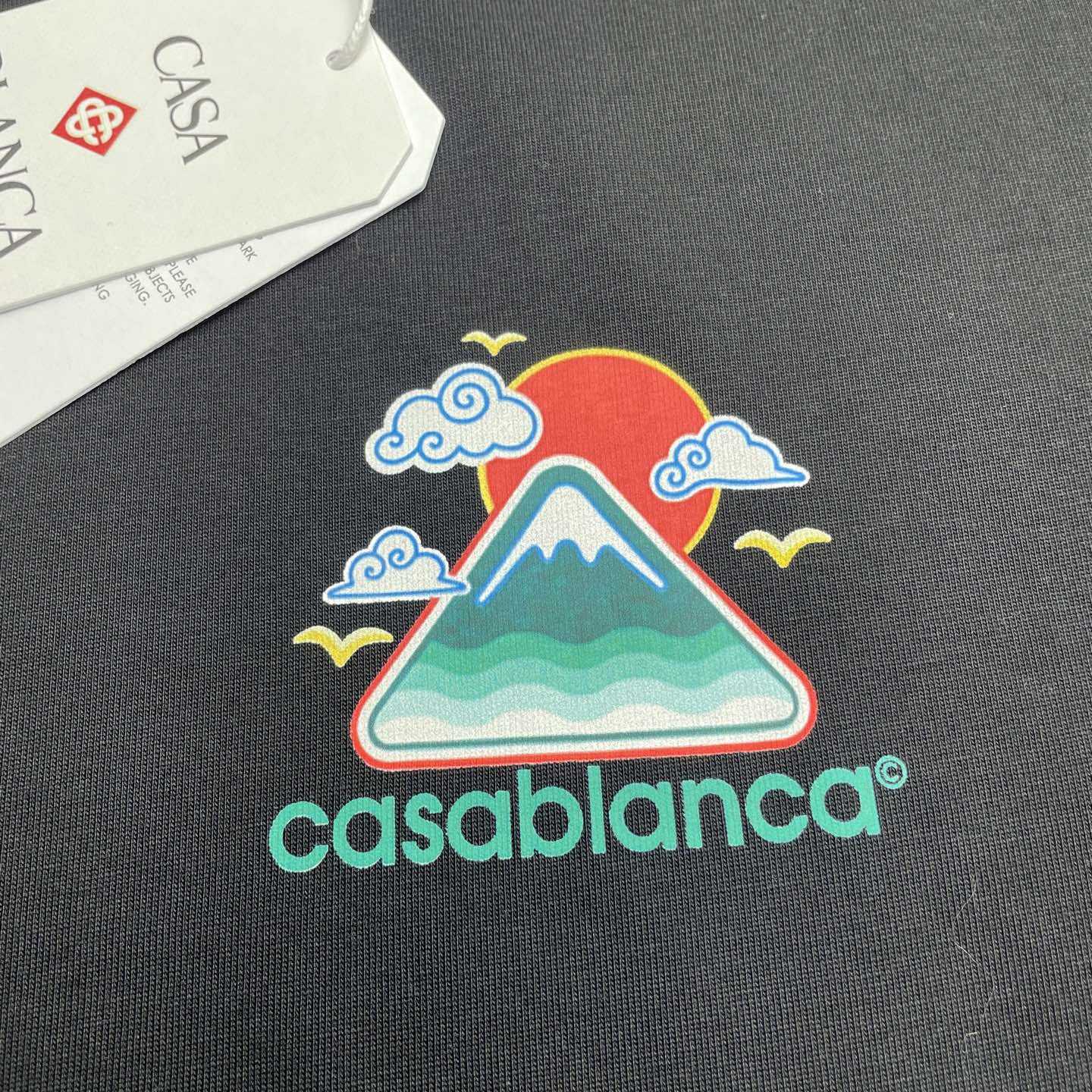 Casablanca Montagne Ondulee Short Sleeve T-shirt   C1037 - DopestKickz