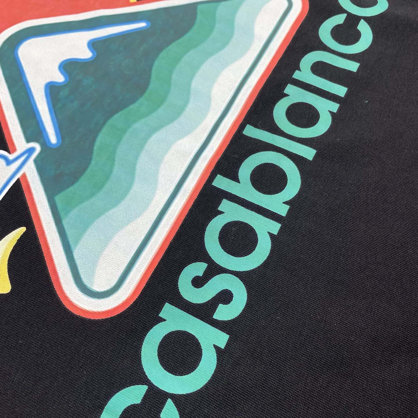 Casablanca Montagne Ondulee Short Sleeve T-shirt   C1037 - DopestKickz