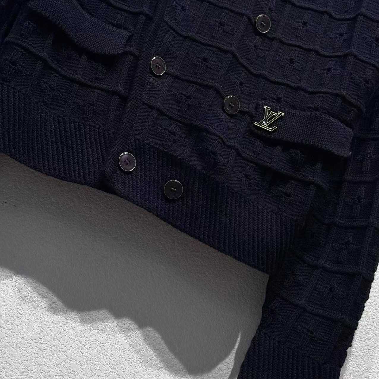 Louis Vuitton Double-Breasted Knit Jacket   1AHVNK - DopestKickz