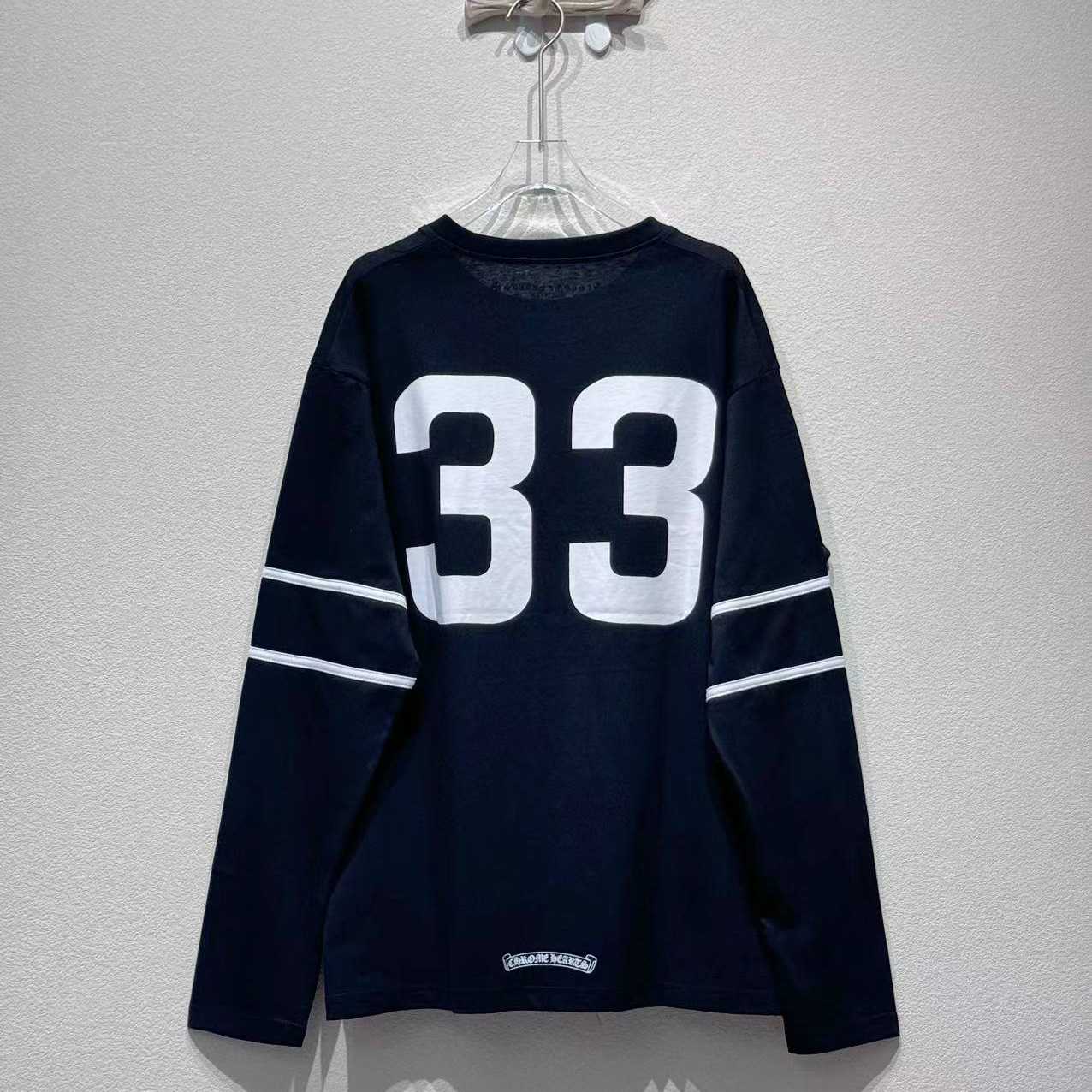 Chrome Hearts 33 Roller Skate Jersey Long Sleeve - DopestKickz