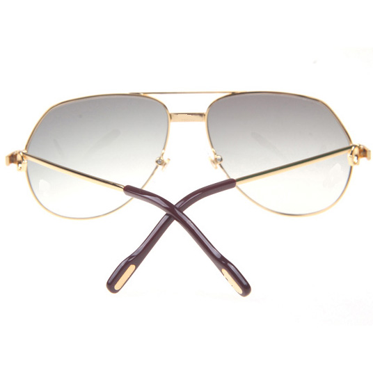 Cartier CT 1324912 Sunglasses In Gold Grey - DopestKickz