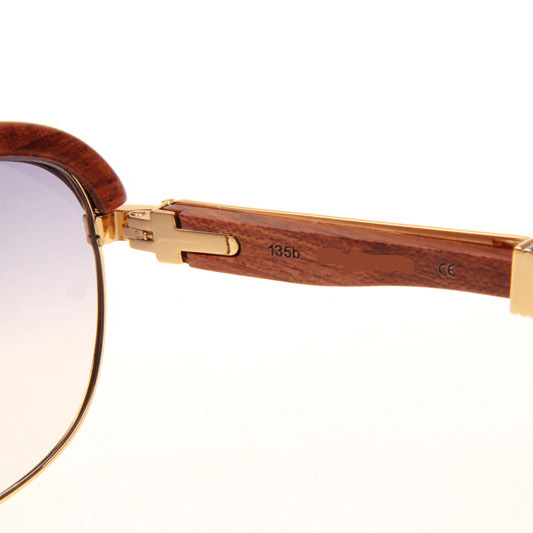 Cartier CT_1116679 Sunglasses In Gold Grey Gradient - DopestKickz