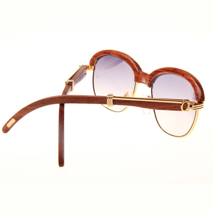 Cartier CT_1116679 Sunglasses In Gold Grey Gradient - DopestKickz