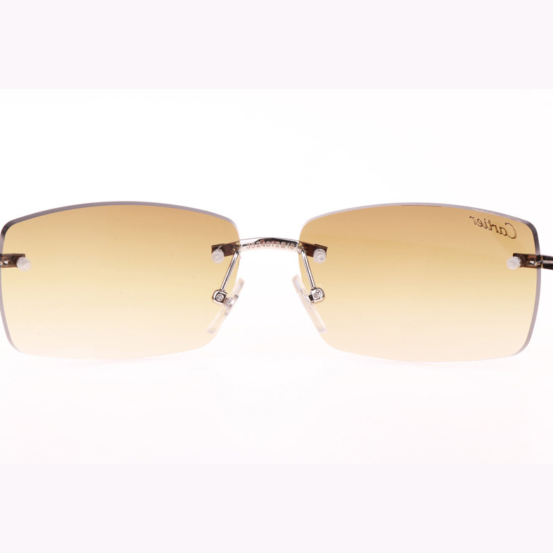 Cartier CT_3524012 Black Wood Sunglasses In Silver Brown - DopestKickz