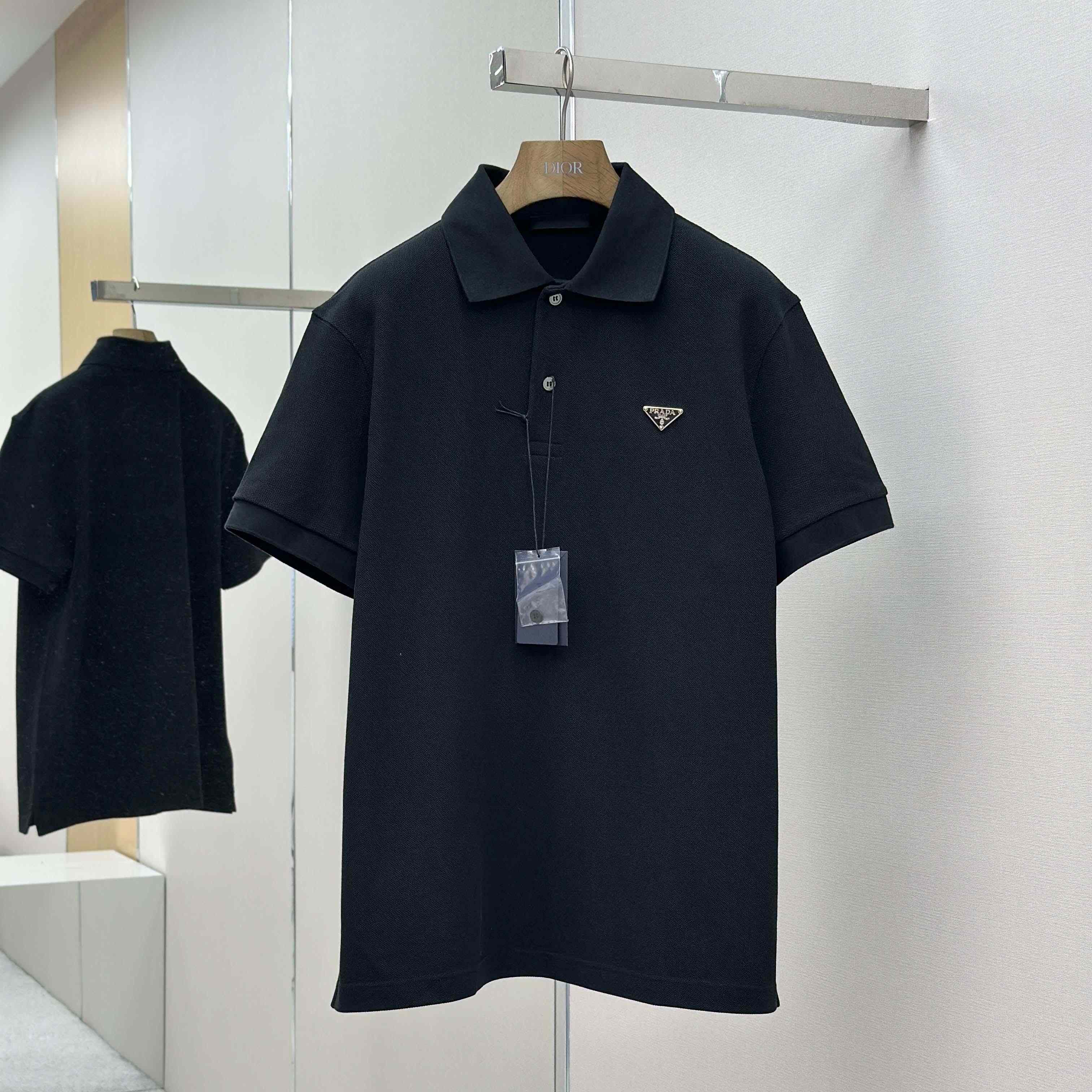 Prada Piqué Polo Shirt - DopestKickz