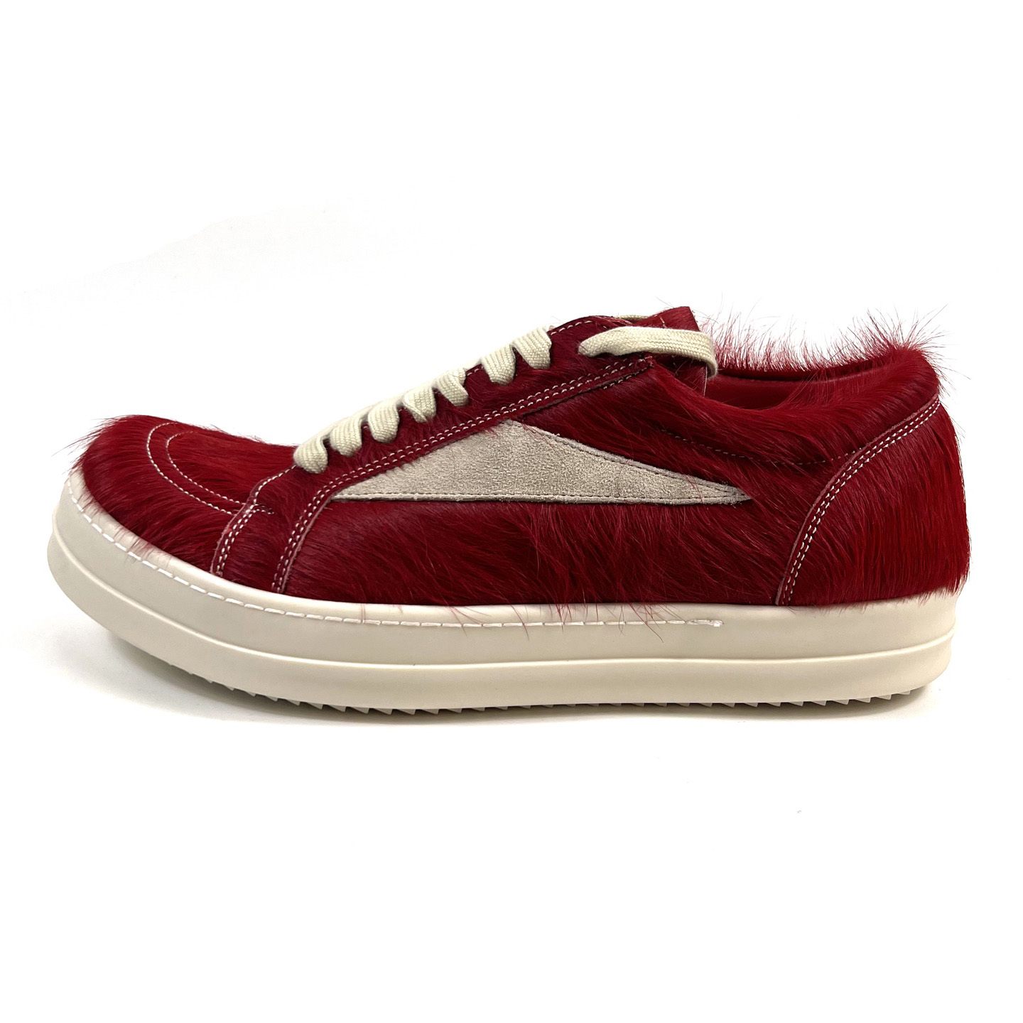 Rick Owens Pelliccia Vintage Low 'Cardinal Red' - DopestKickz