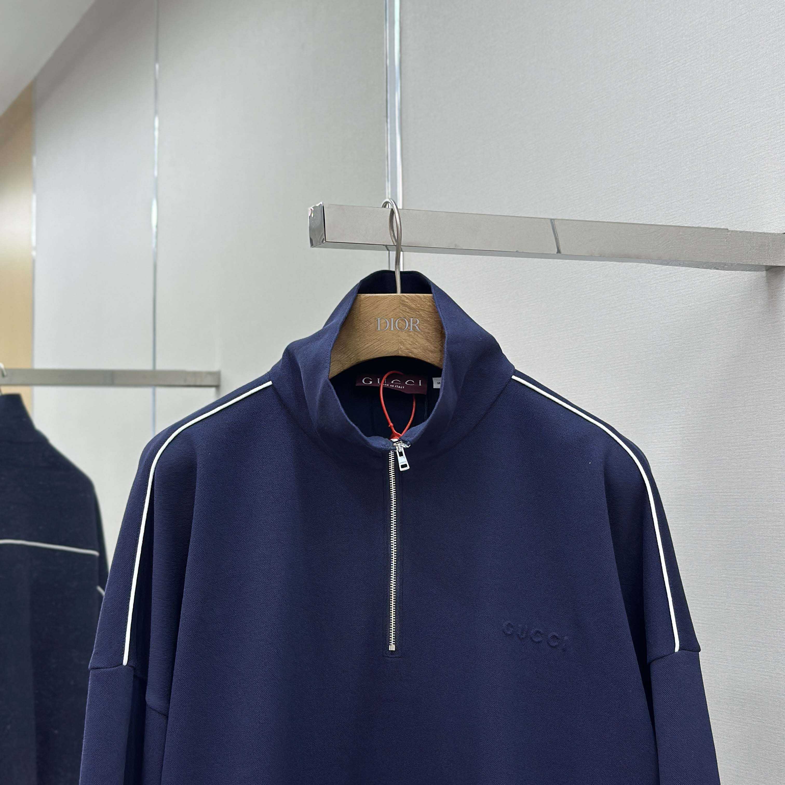 Gucci Technical Jersey Sweatshirt With Embossed Logo - DopestKickz