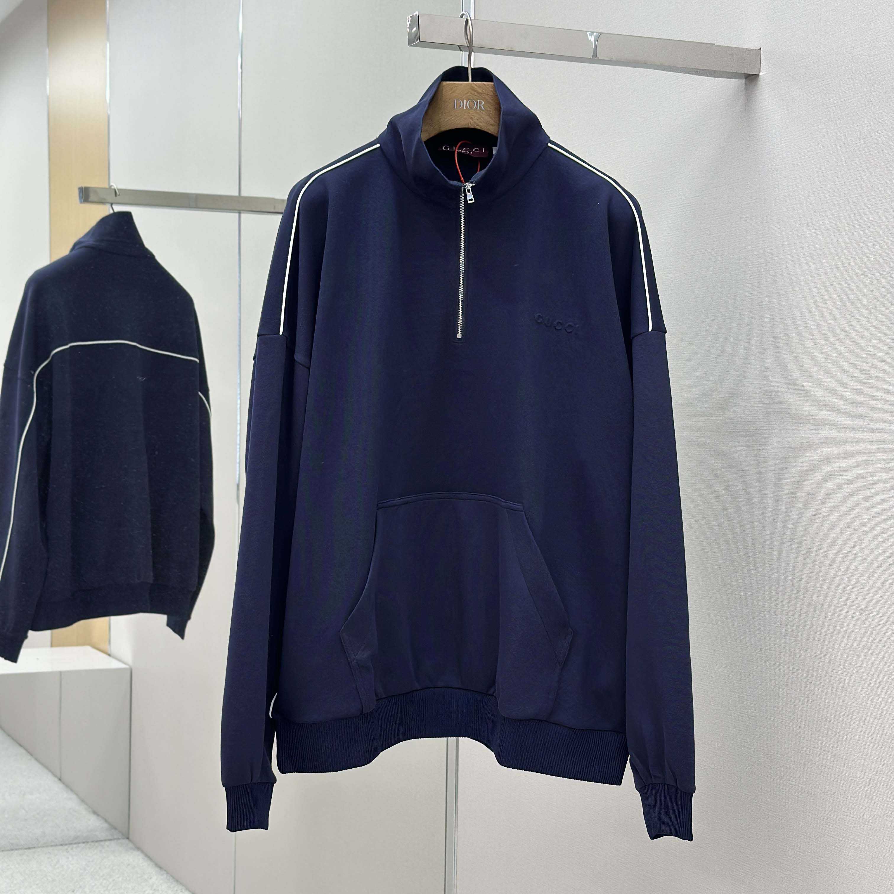 Gucci Technical Jersey Sweatshirt With Embossed Logo - DopestKickz