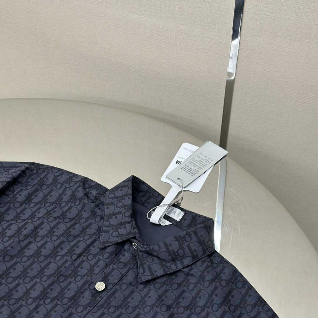 Dior Oblique Short-Sleeved Shirt - DopestKickz