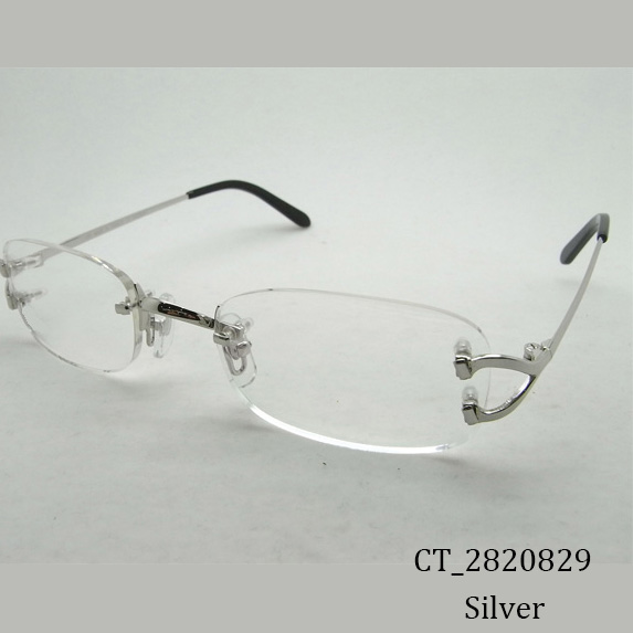 Cartier CT 2820829 Eyeglasses In Silver - DopestKickz