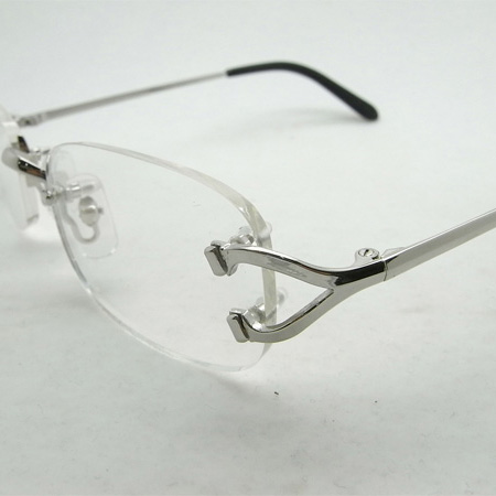 Cartier CT 2820829 Eyeglasses In Silver - DopestKickz