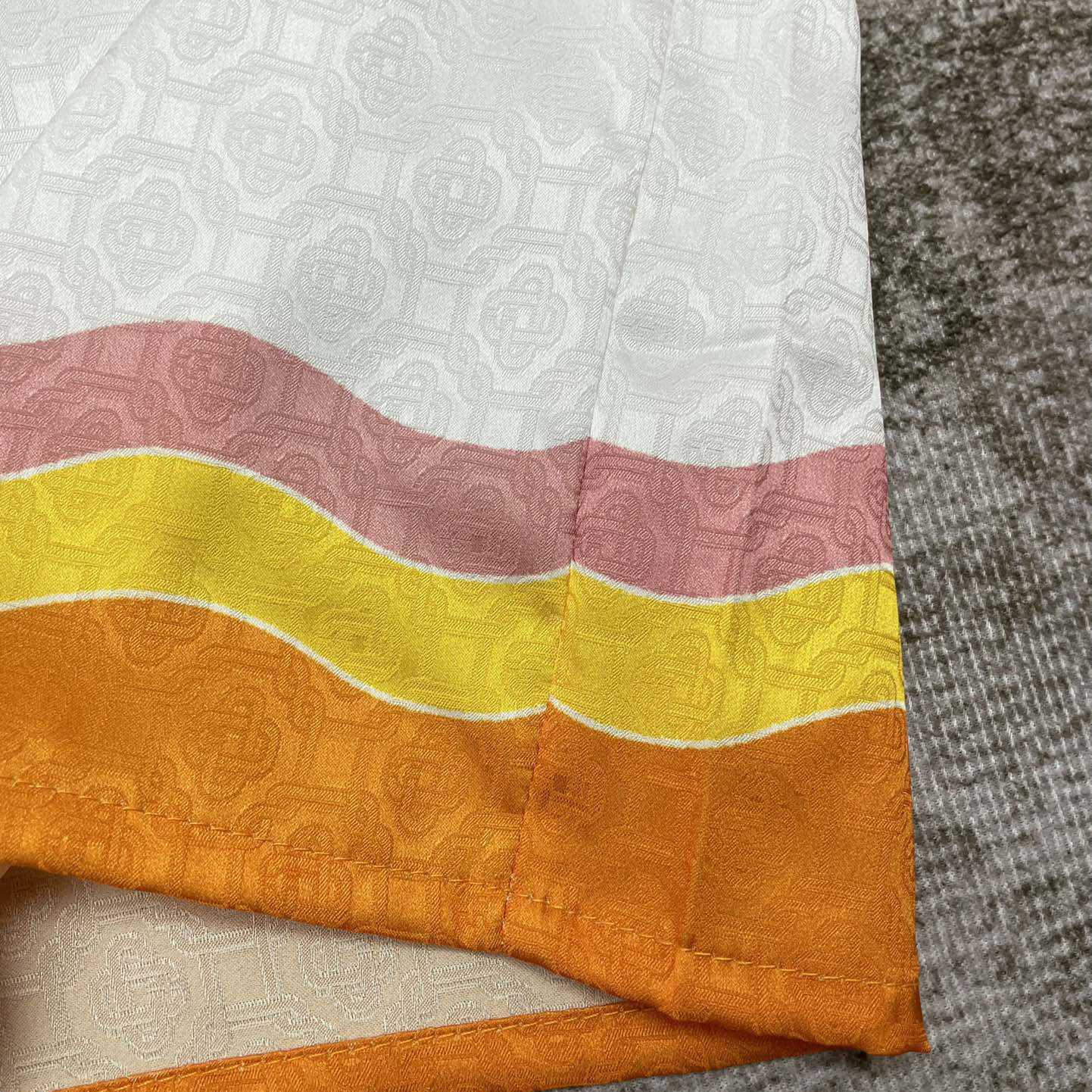 Casablanca Men's Rainbow Monogram Silk Camp Shirt   3452 - DopestKickz