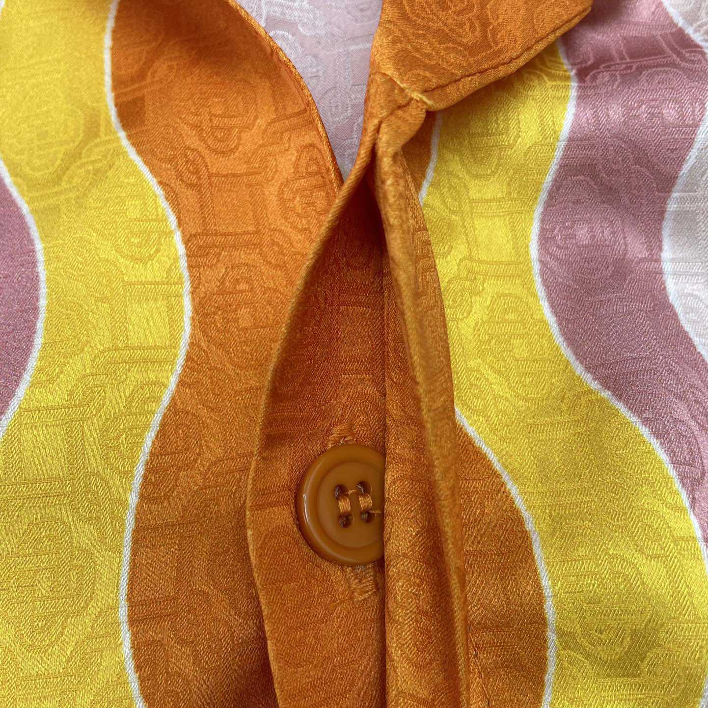 Casablanca Men's Rainbow Monogram Silk Camp Shirt   3452 - DopestKickz