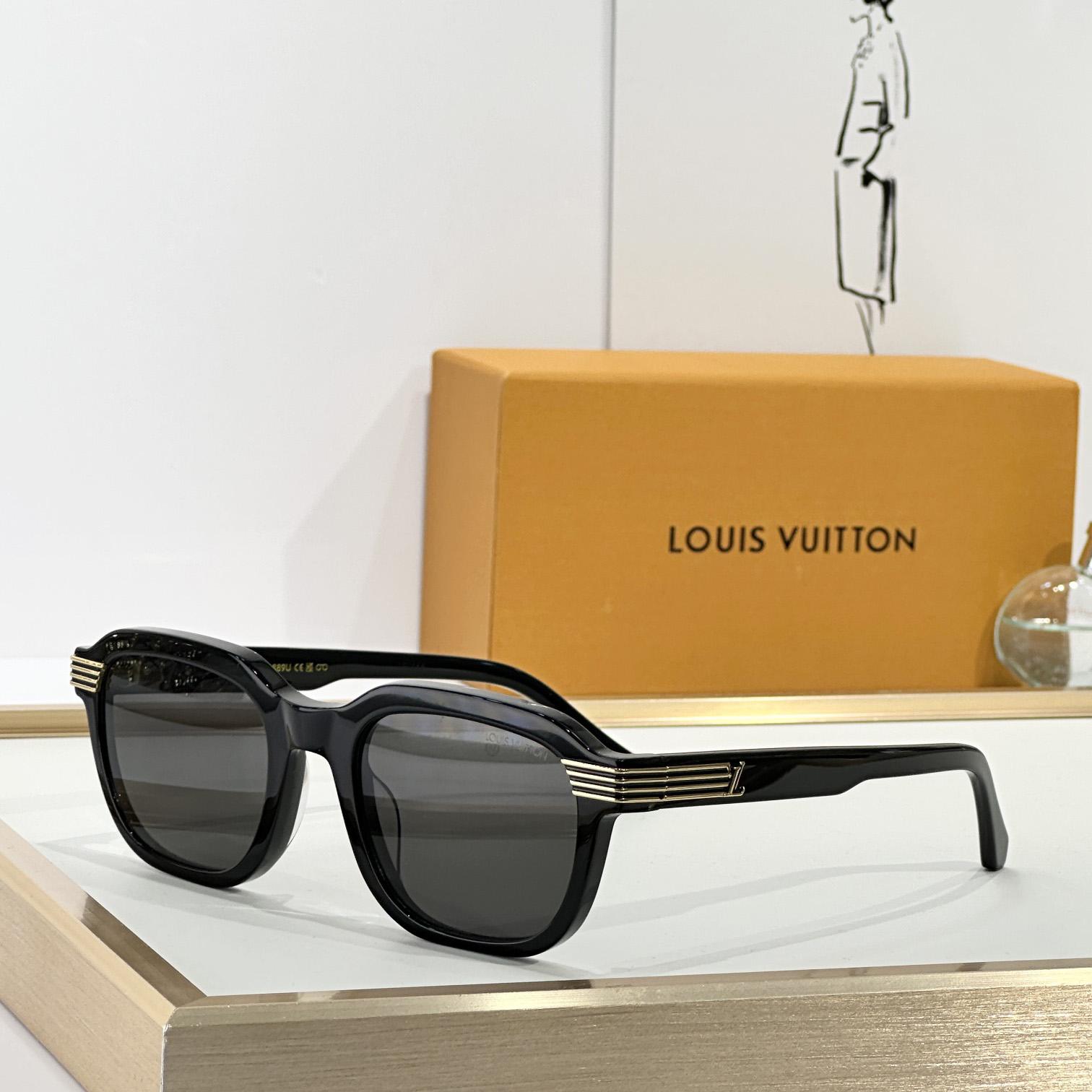 Louis Vuitton LV Slide Square Round Sunglasses   Z2889U - DopestKickz