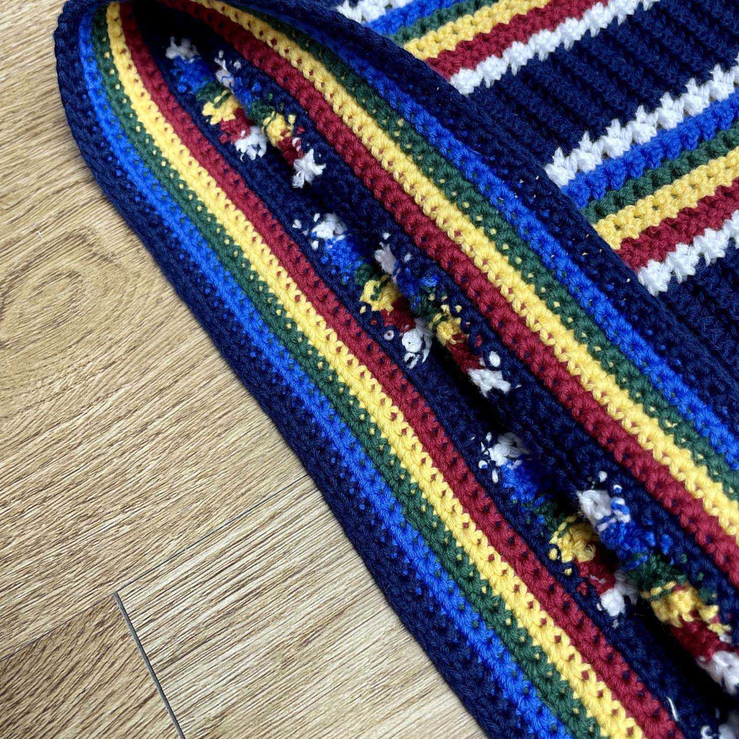 Casablanca Crochet Long-sleeve Stripe Shirt - DopestKickz